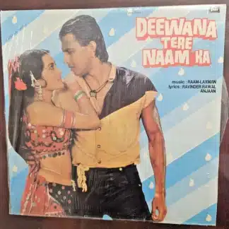 Deewana Tere Naam Ka - Record LP Vinyl Vintage - Bollywood