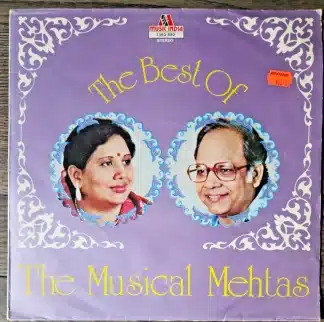 The Best of The Musical Mehtas- Record LP Vinyl Vintage - Nina & Rajendra Mehta