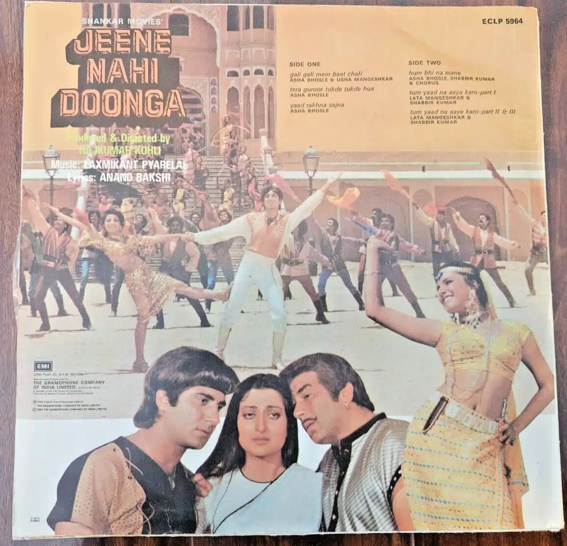 Jeene Nahi Doonga - Record LP Vinyl Vintage - Bollywood - Image 2