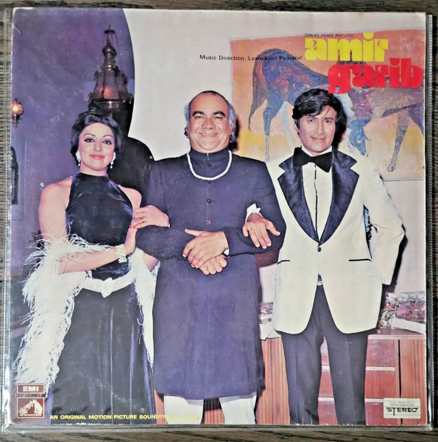 Amir Garib - Record LP Vinyl Vintage -Bollywood