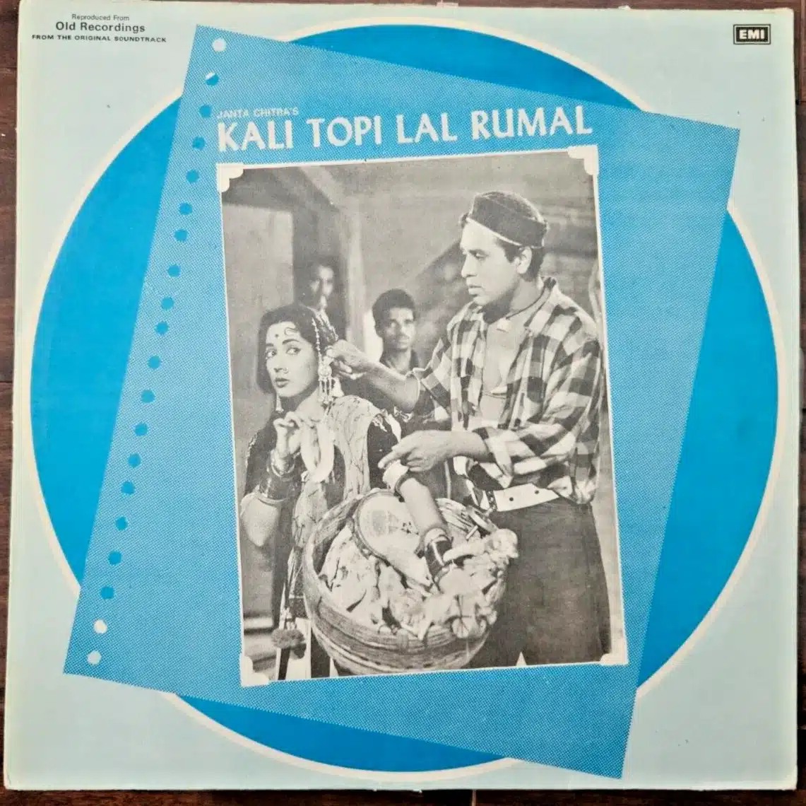 Kali Topi Lal Rumal - Record LP Vinyl Vintage - Bollywood