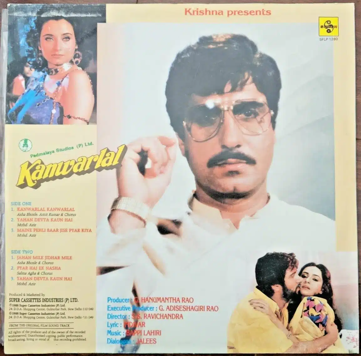 Kanwarlal - Record LP Vinyl Vintage - Bollywood - Image 2