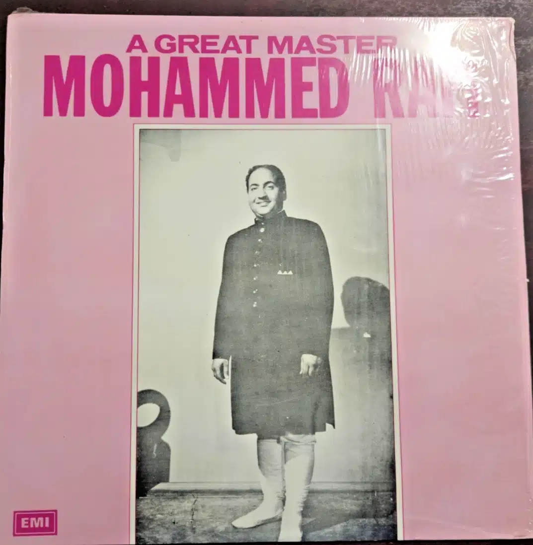A Great Master - Mohammed Rafi - Record LP Vinyl Vintage - Bollywood