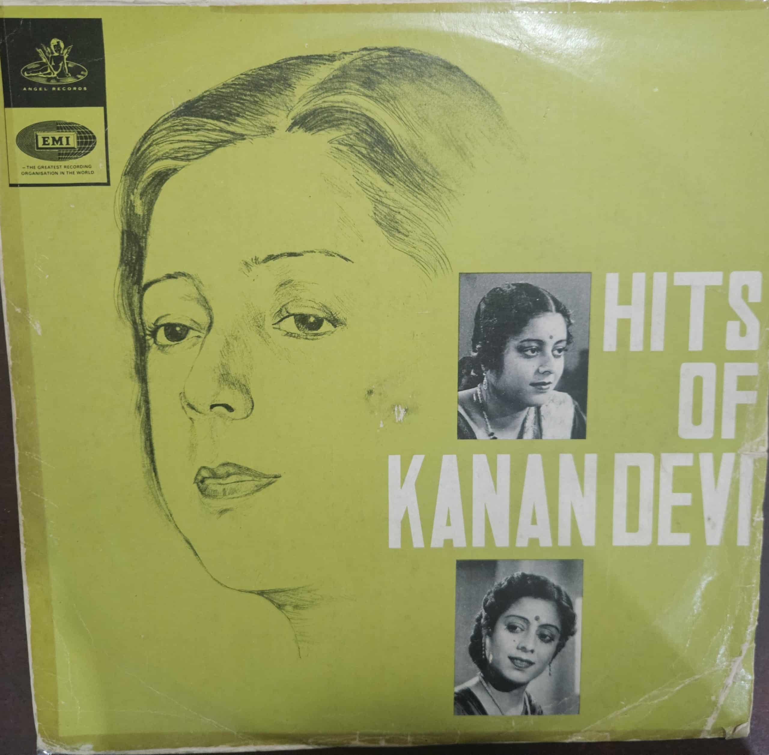 Hits of Kanan Devi - Record LP Vinyl Vintage - Bollywood