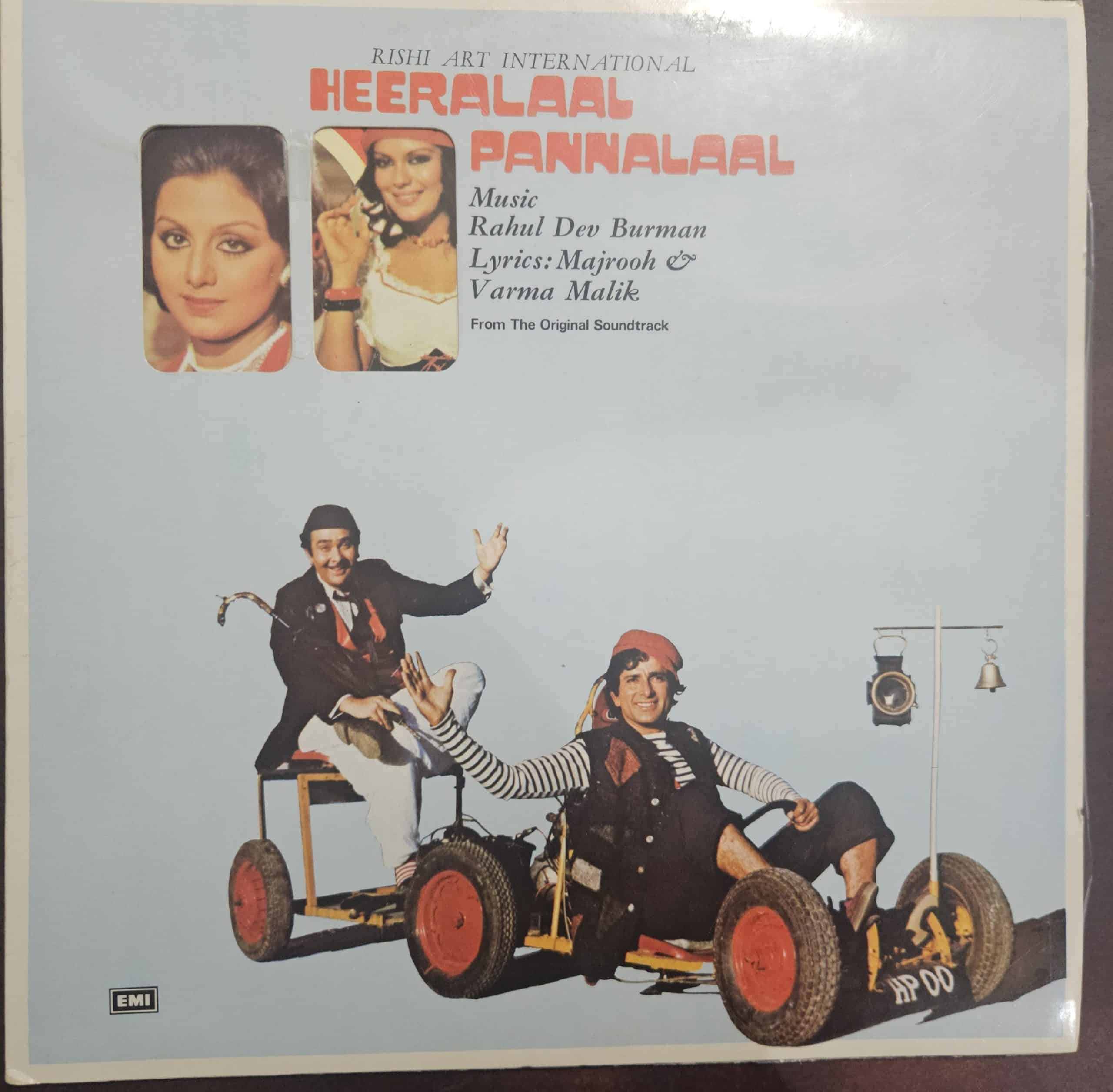 Heeralal Pannalal - Record LP Vinyl Vintage -Bollywood