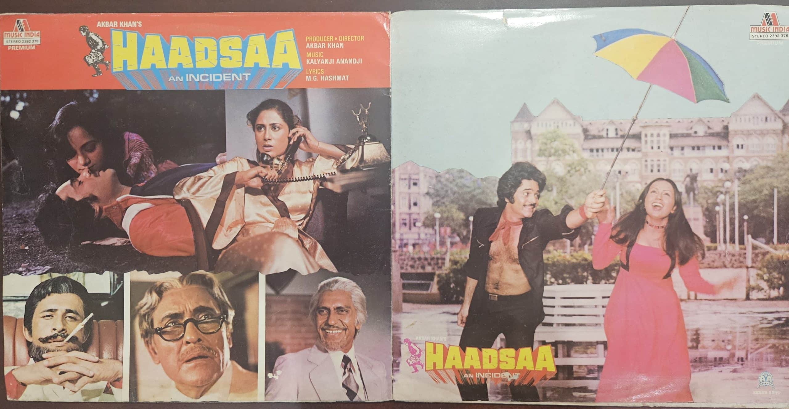 Haadsaa – Record LP Vinyl Vintage -Bollywood - Image 2