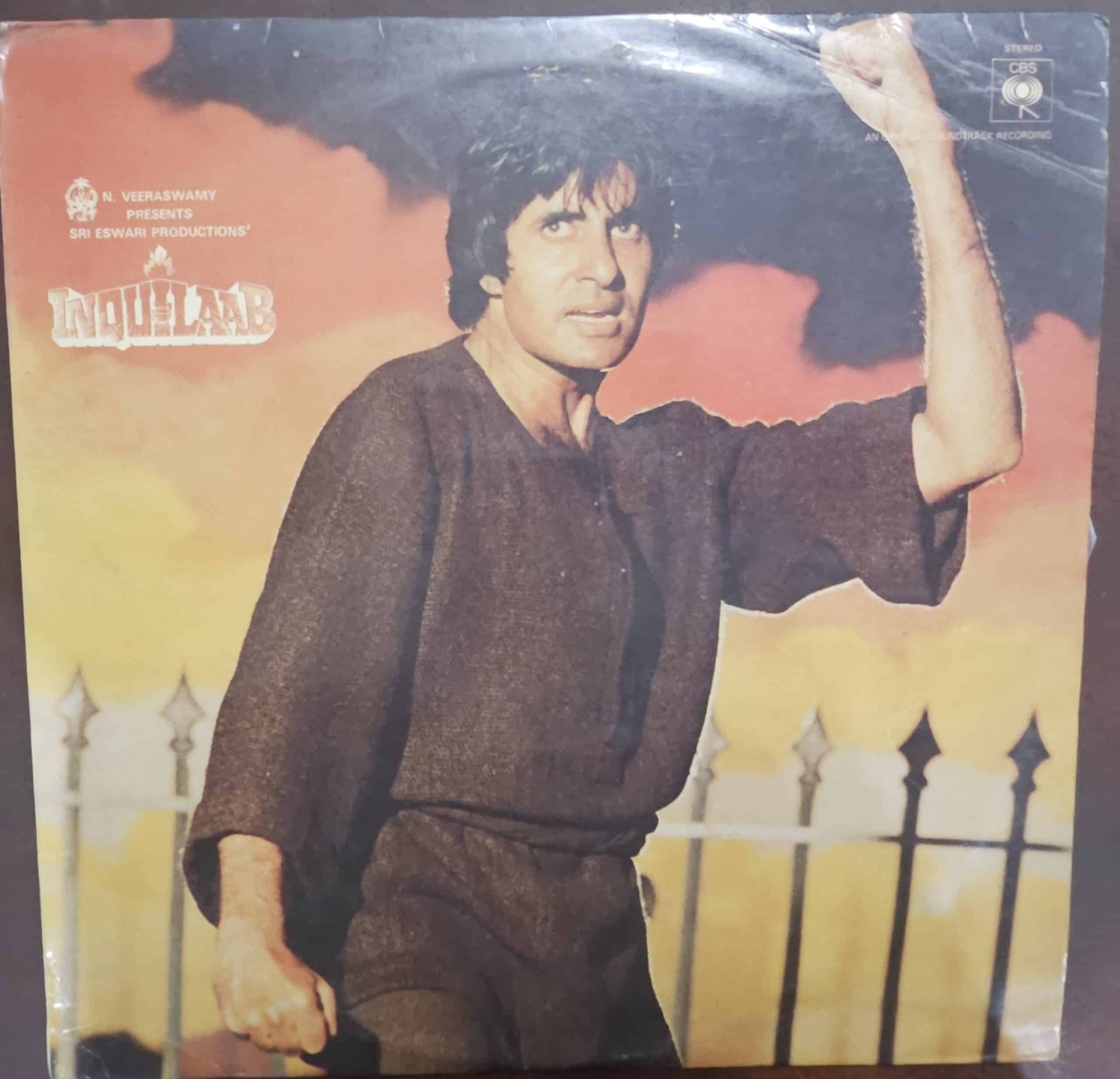 Inquilaab – Record LP Vinyl Vintage -Bollywood