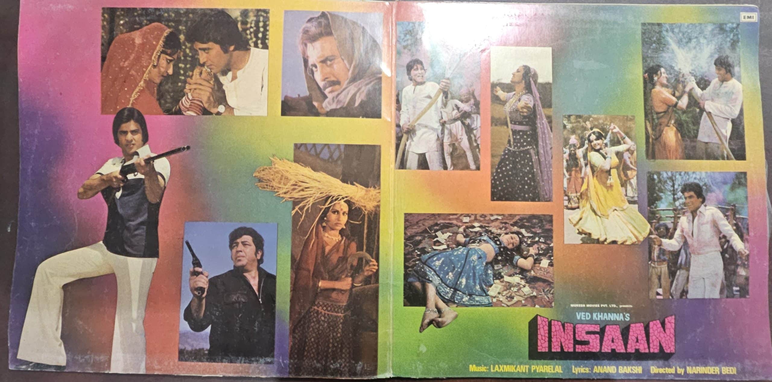 Insaan – Record LP Vinyl Vintage -Bollywood - Image 2