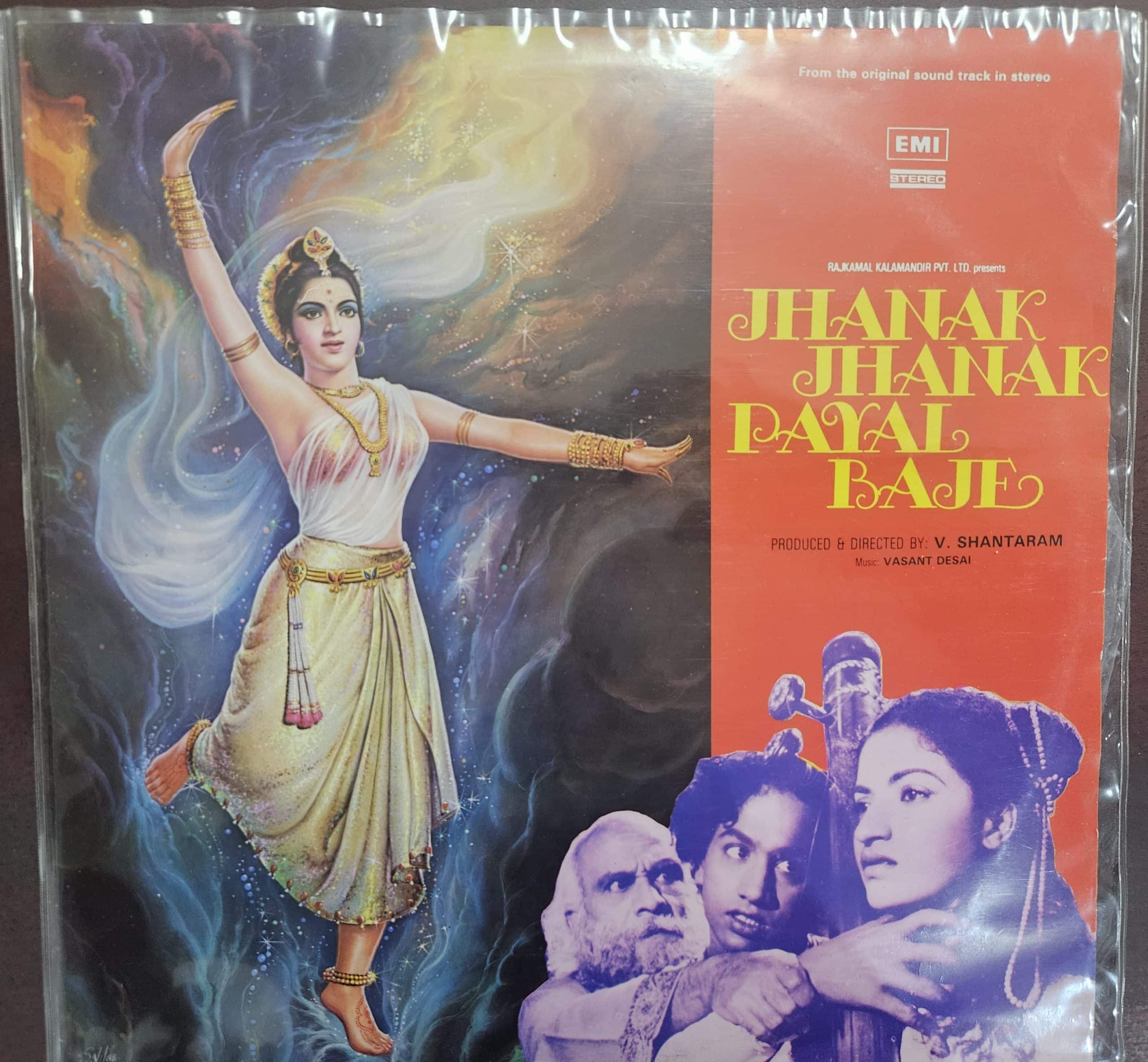 Jhanak Jhanak Payal Baje – Record LP Vinyl Vintage -Bollywood