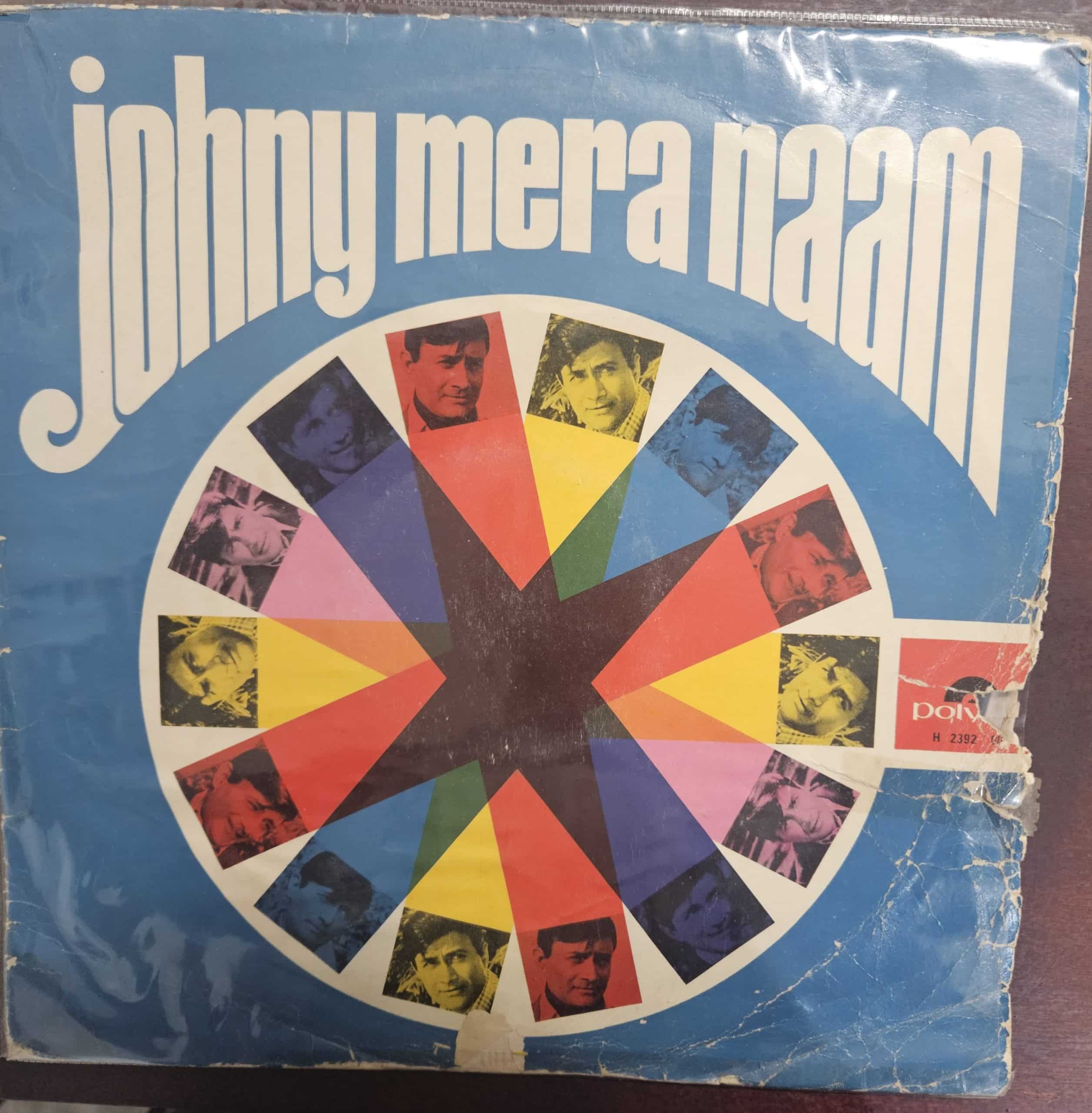 Johny Mera Naam – Record LP Vinyl Vintage -Bollywood
