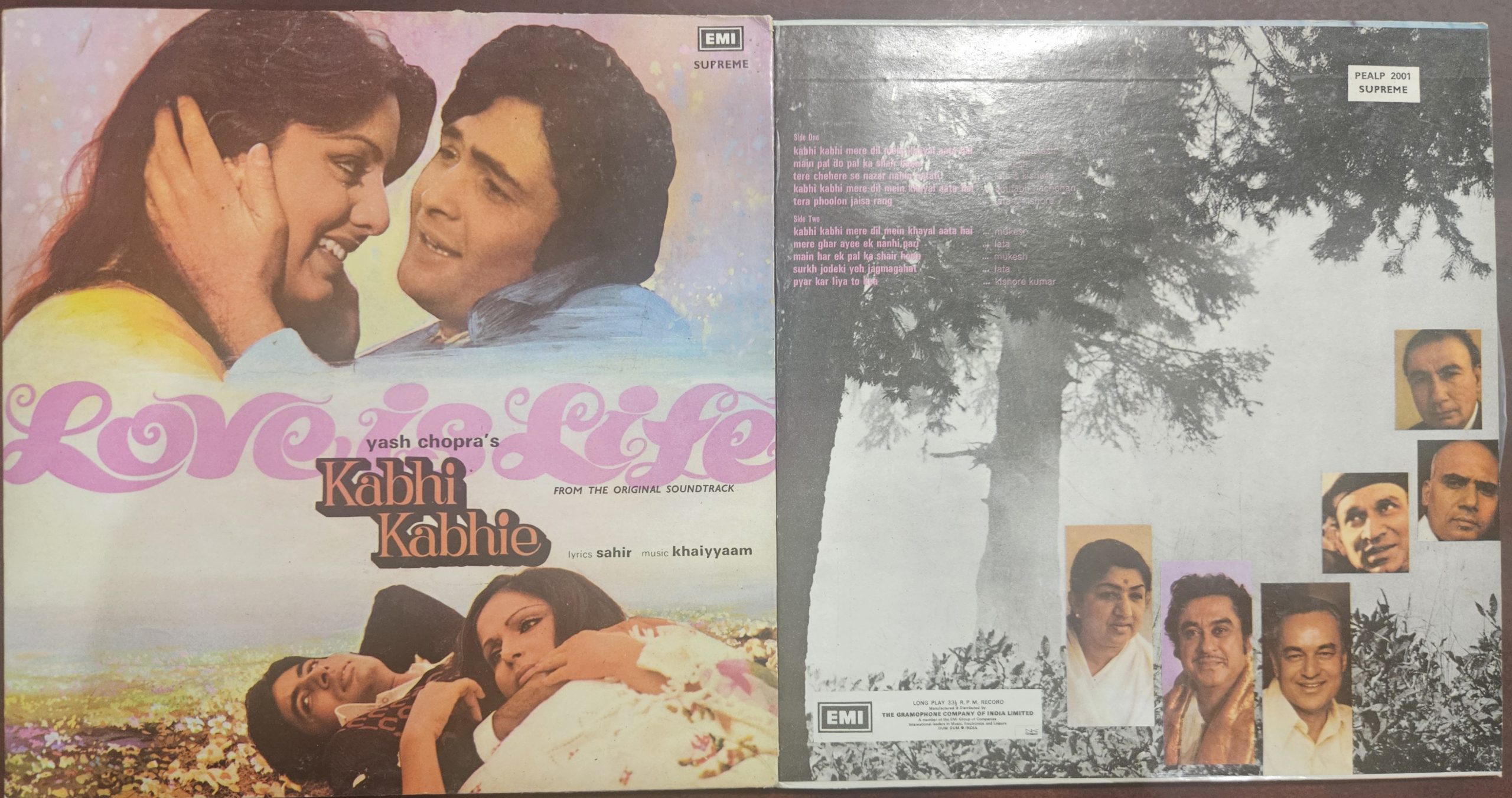 Kabhie Kabhie – Record LP Vinyl Vintage -Bollywood - Image 3