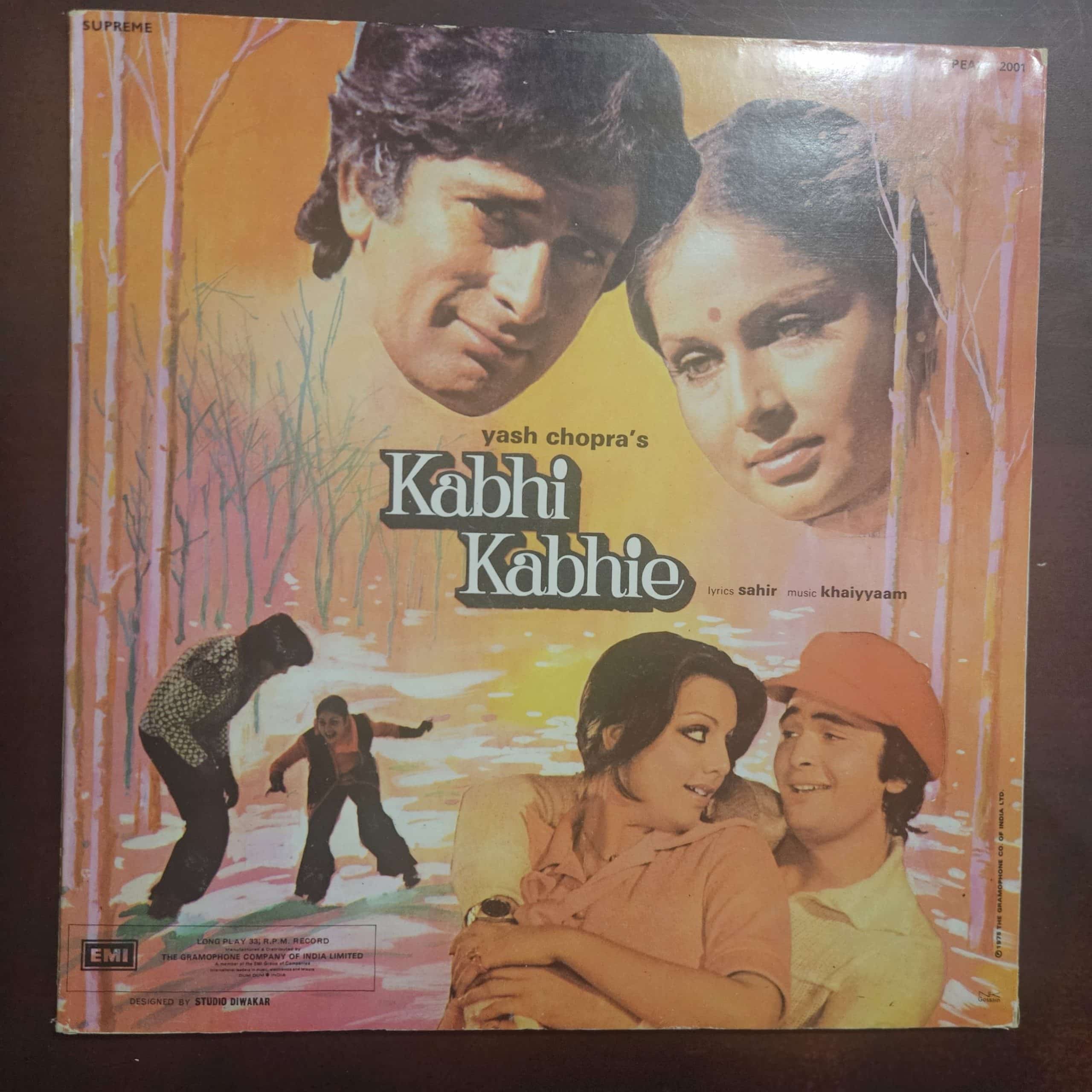 Kabhie Kabhie – Record LP Vinyl Vintage -Bollywood - Image 4