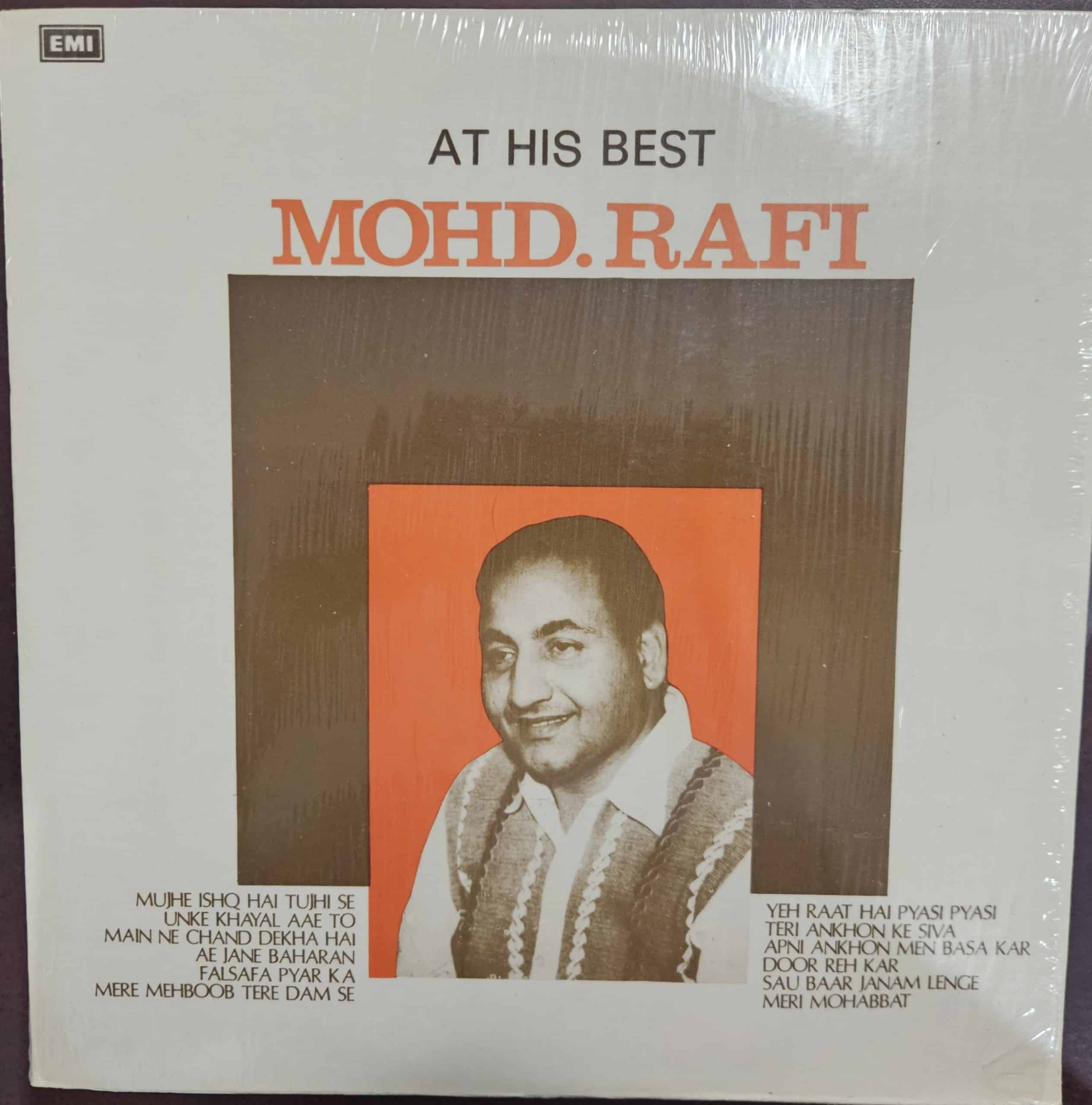 At His Best - Mohd Rafi – Record LP Vinyl Vintage -Bollywood