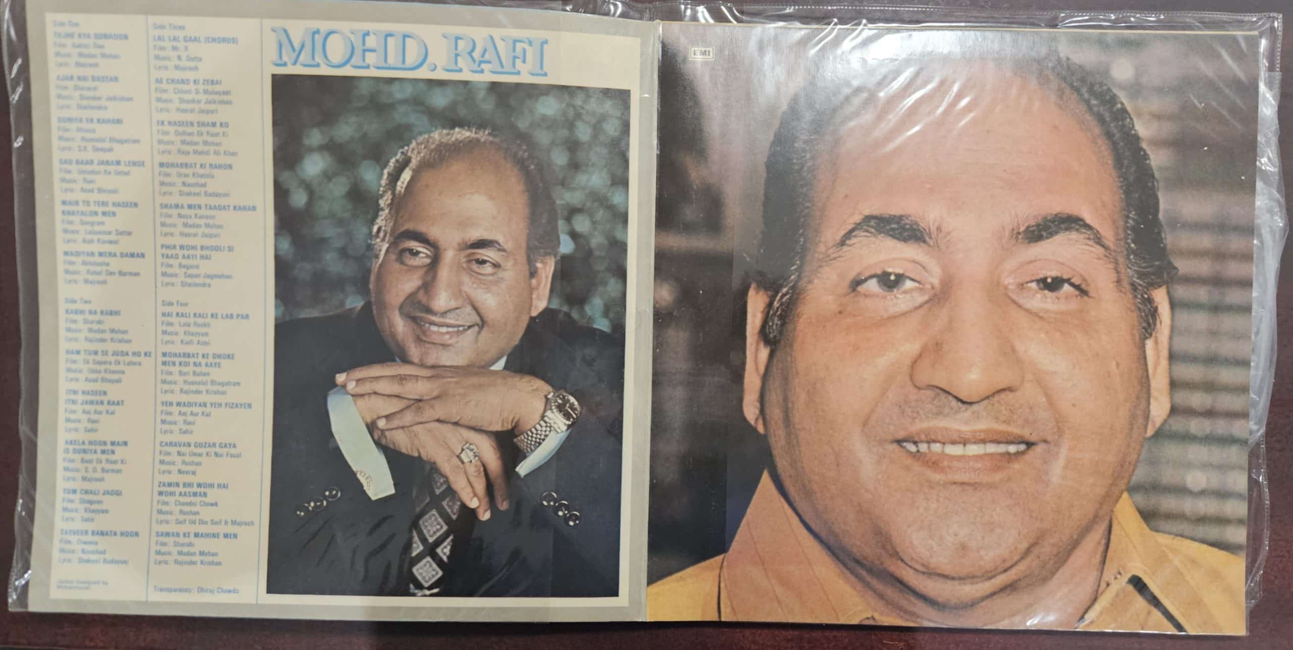 Mohd Rafi - We Remember ... – Record LP Vinyl Vintage -Bollywood - Image 2