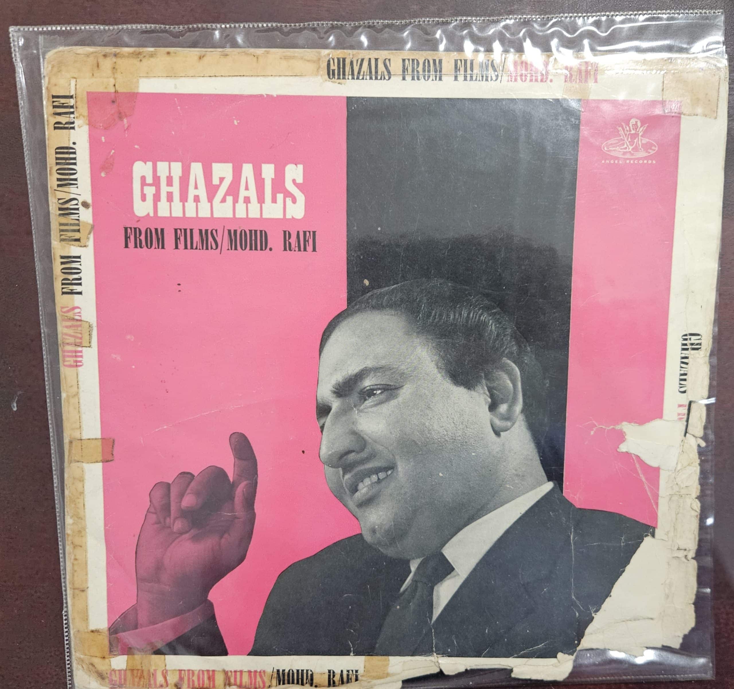 Ghazals from Films - Mohd Rafi – Record LP Vinyl Vintage – Bollywood