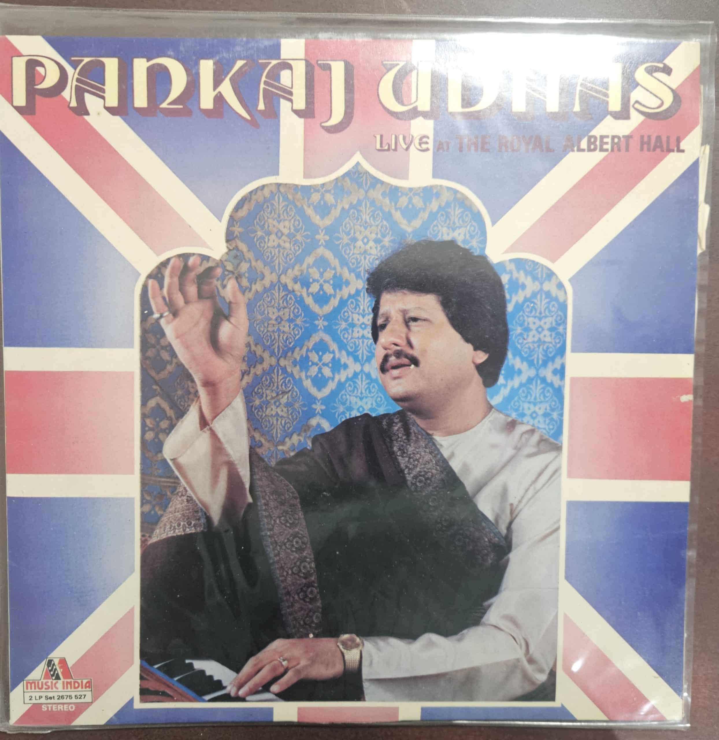 Live at the Royal Albert Hall - Pankaj Udhas – Record LP Vinyl Vintage