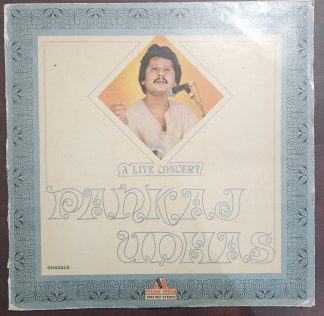 A Live Concert - Pankaj Udhas – Record LP Vinyl Vintage – Bollywood