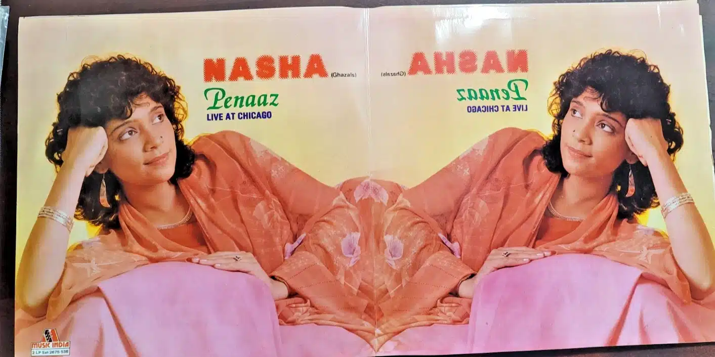 Nasha - Record LP Vinyl Vintage - Ghazals - Image 2