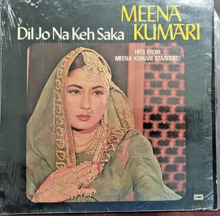 Meena Kumari - Dil Jo Na Keh Saka - Record LP Vinyl Vintage -Bollywood