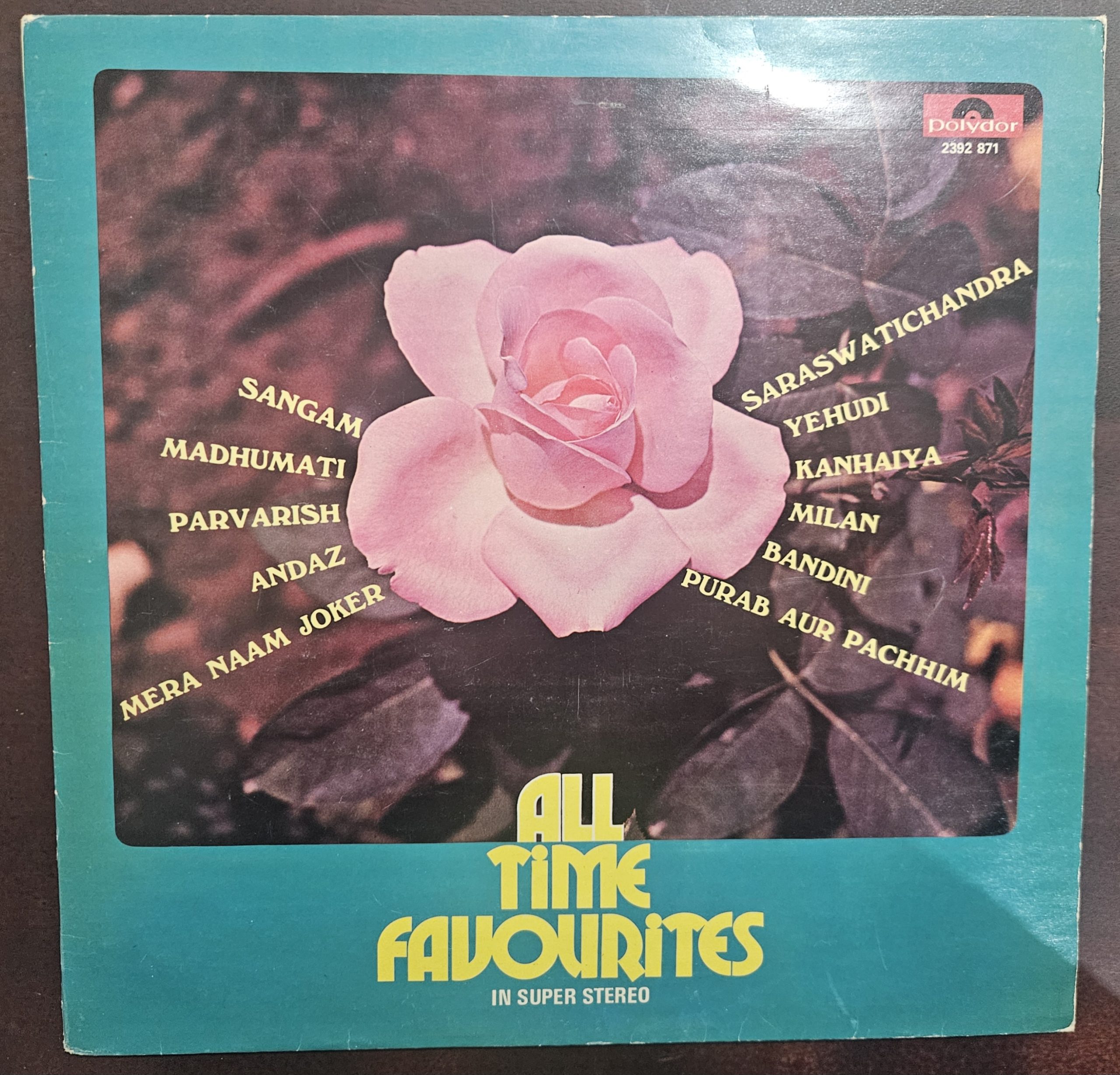 Manhar Udhas – All Time Favourites – Record LP Vinyl Vintage – Bollywood