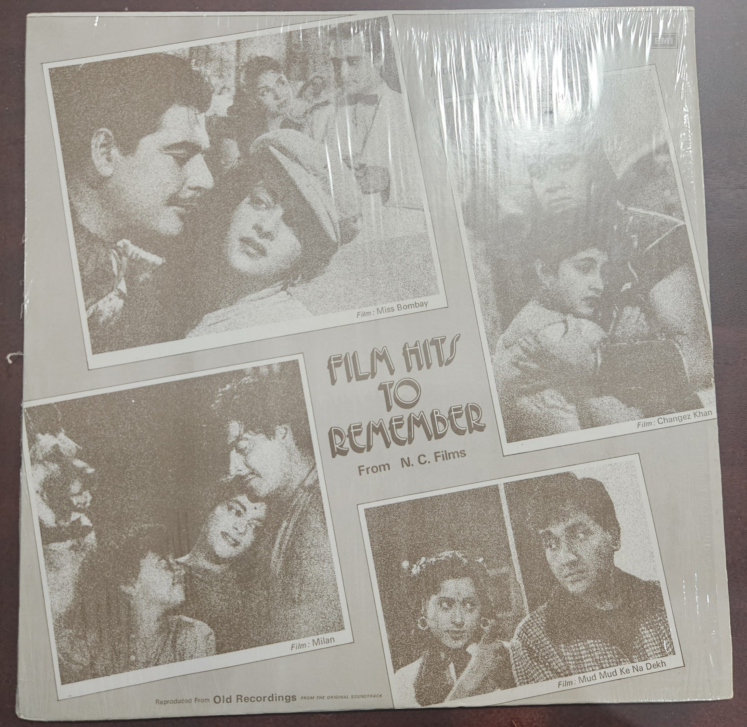 Film Hits To Remember - From N.C. Films – Record LP Vinyl Vintage – Bollywood