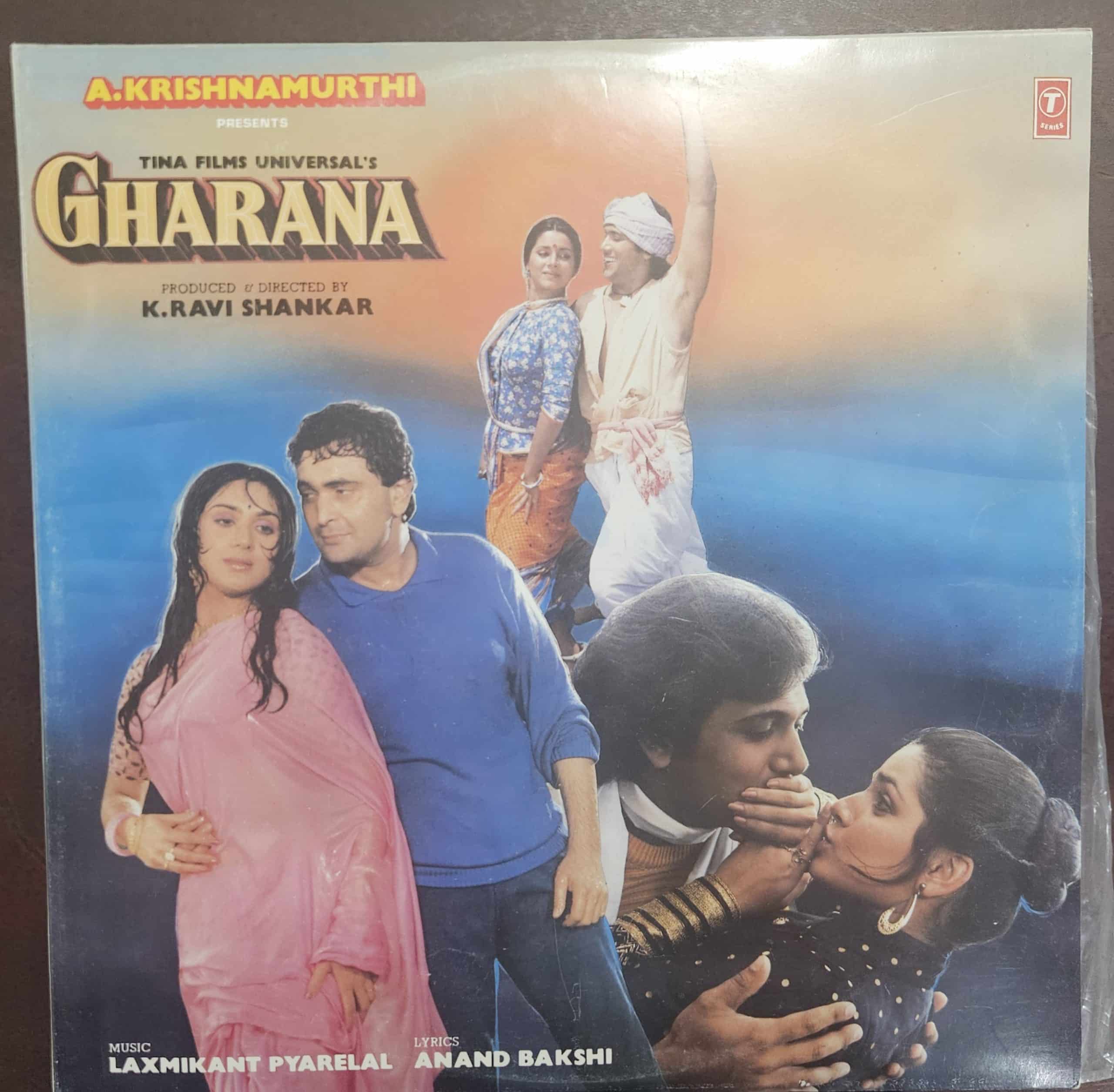 Gharana – Record LP Vinyl Vintage -Bollywood