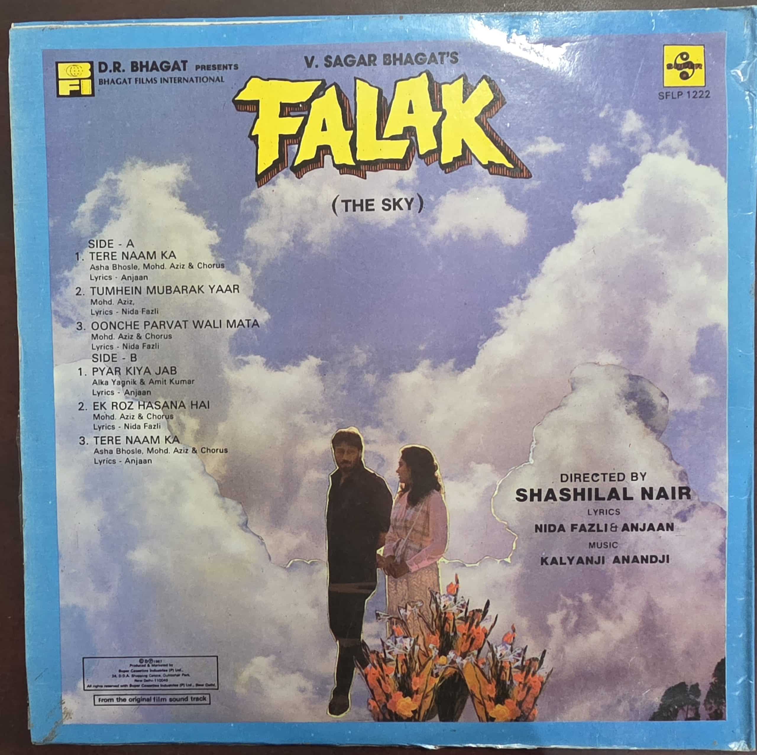 Falak – Record LP Vinyl Vintage -Bollywood - Image 2