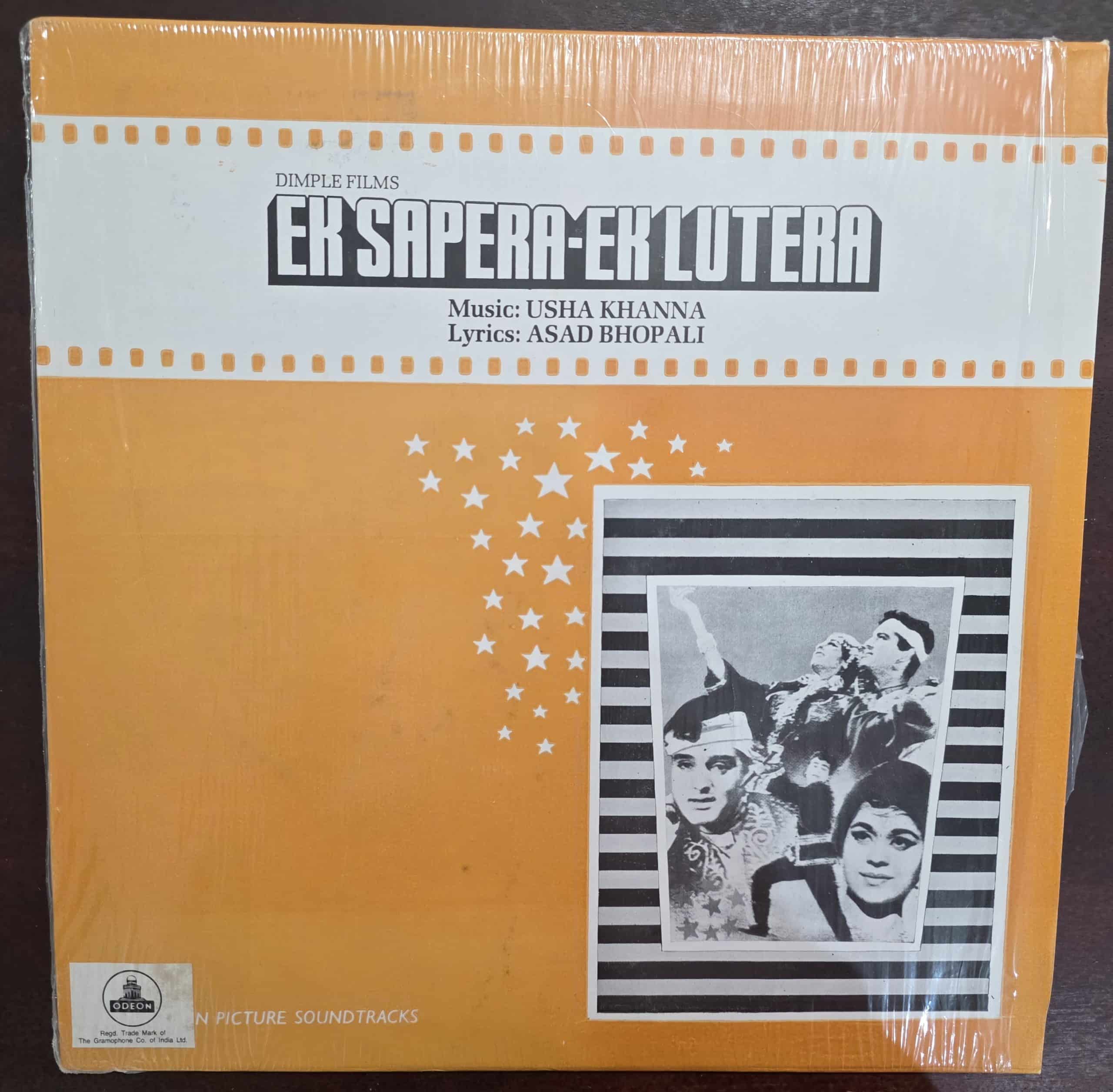Ek Sapera-Ek Lutera – Record LP Vinyl Vintage -Bollywood
