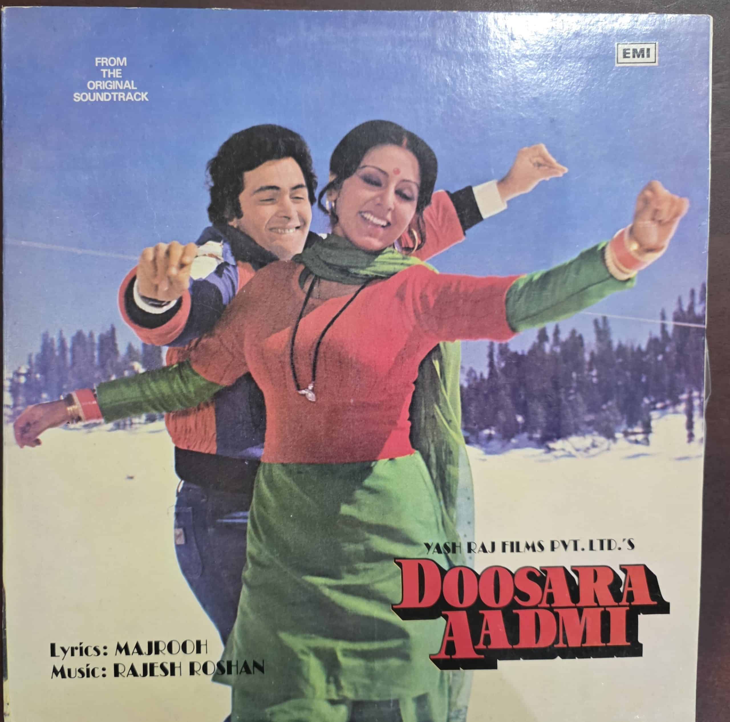 Doosara Aadmi – Record LP Vinyl Vintage -Bollywood