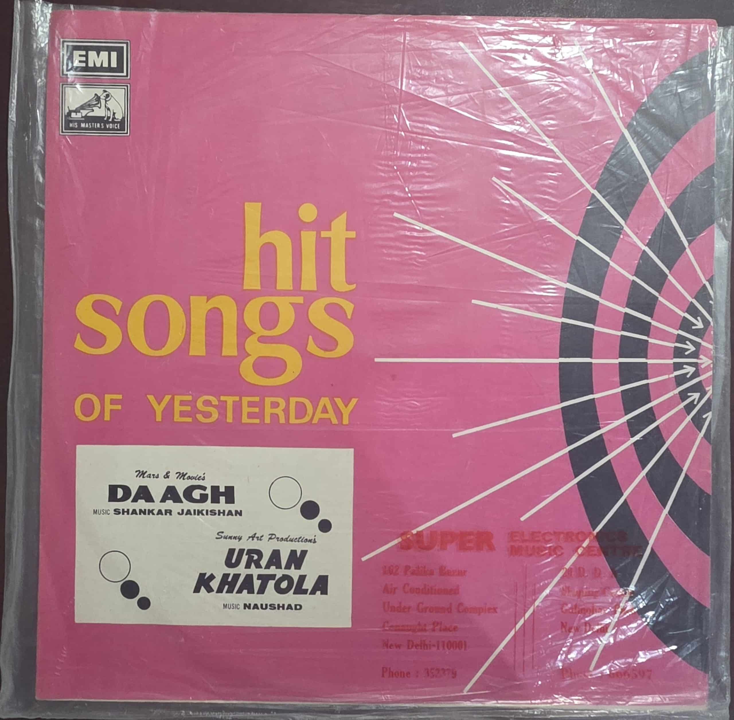 Daagh / Uran Khatola – Record LP Vinyl Vintage -Bollywood