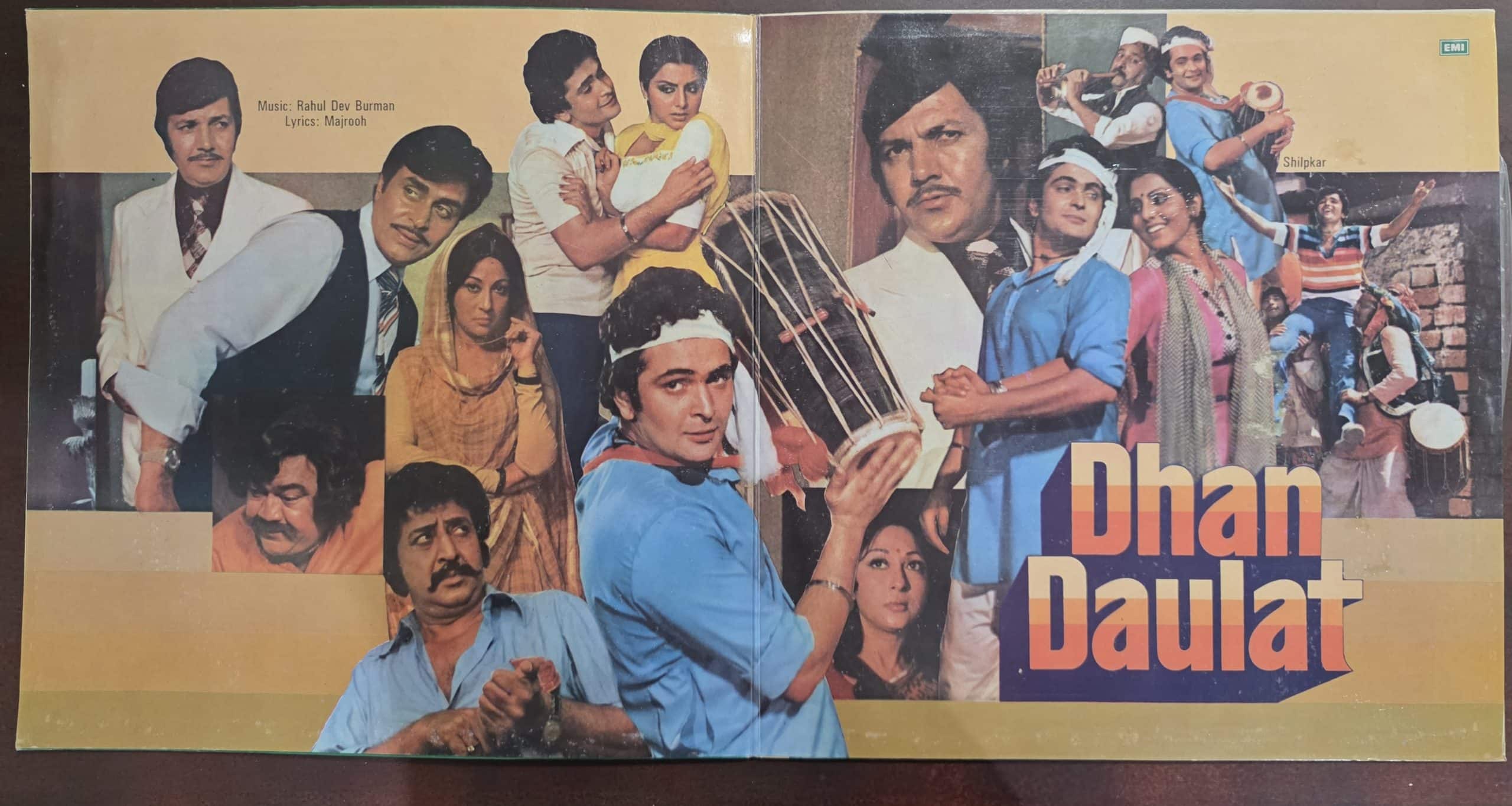 Dhan Daulat – Record LP Vinyl Vintage -Bollywood - Image 2