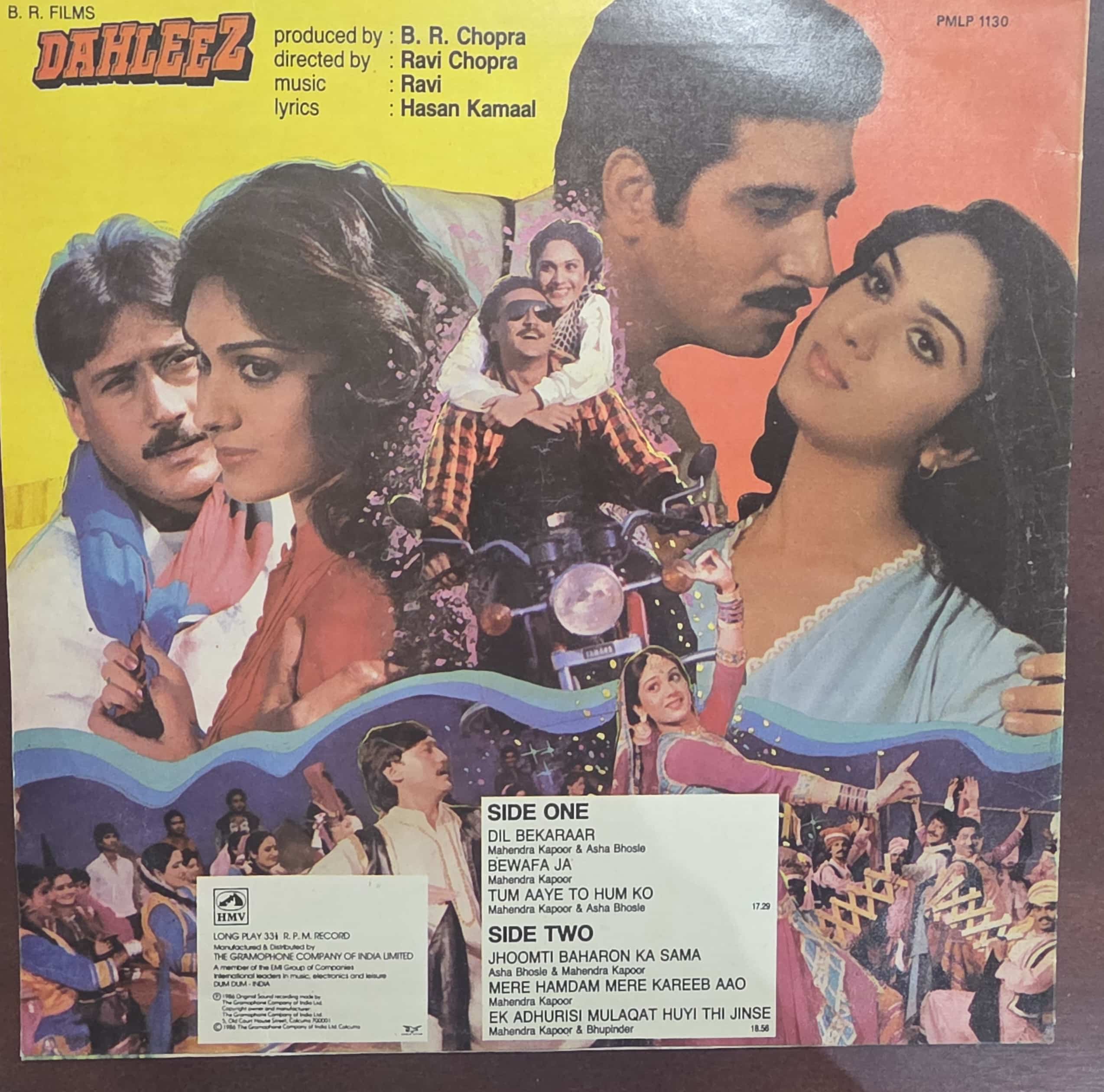 Dahleez – Record LP Vinyl Vintage -Bollywood - Image 2
