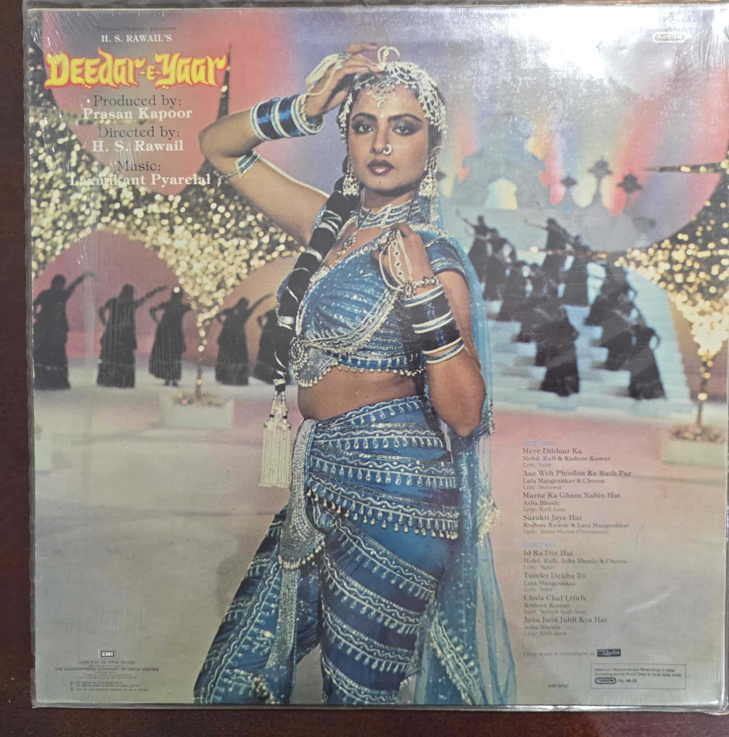 Deedar-E-Yaar – Record LP Vinyl Vintage -Bollywood - Image 2