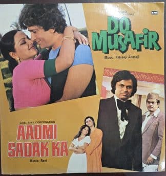 Do Musafir / Aadmi Sadak Ka – Record LP Vinyl Vintage -Bollywood