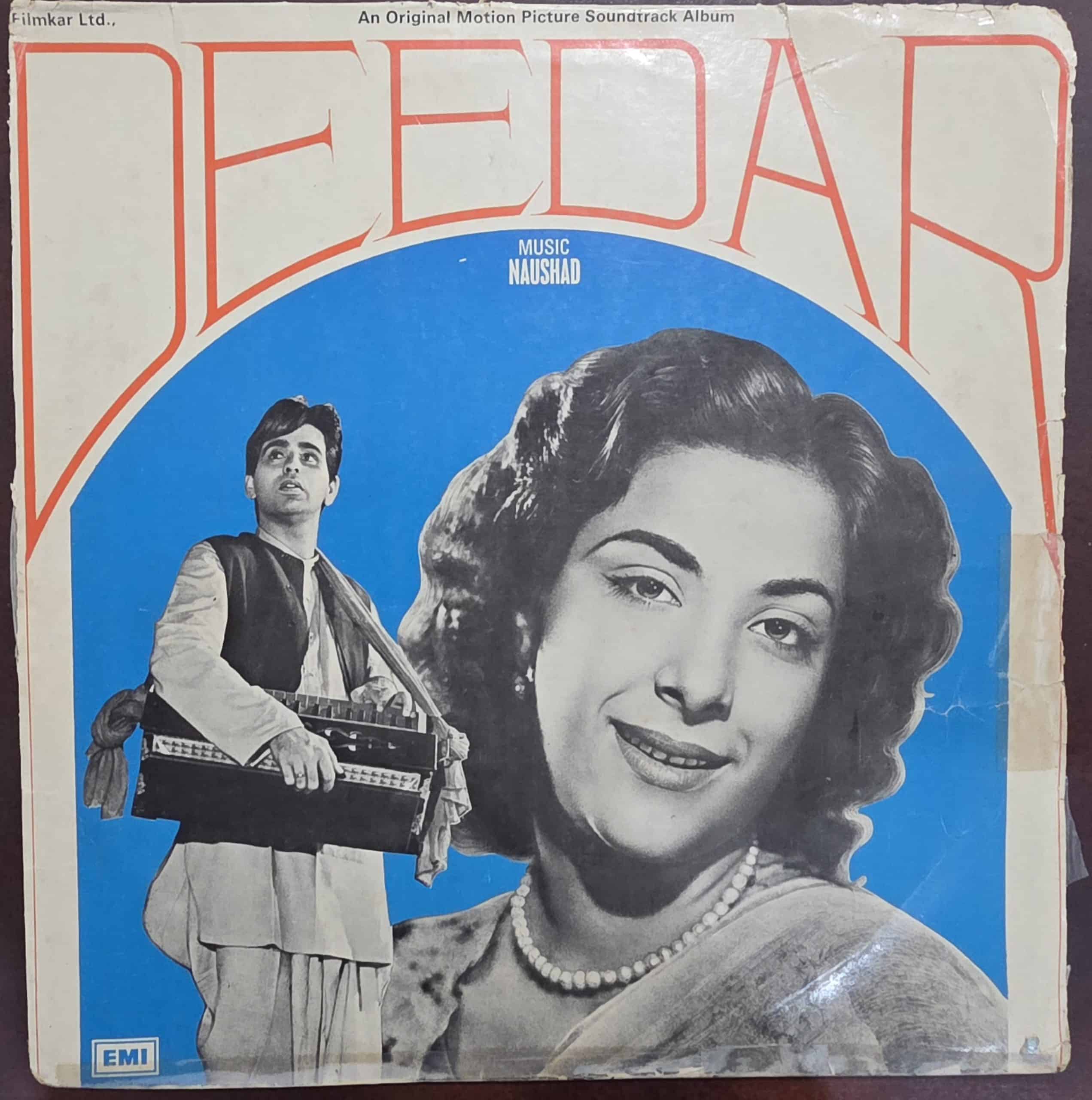 Deedar – Record LP Vinyl Vintage -Bollywood