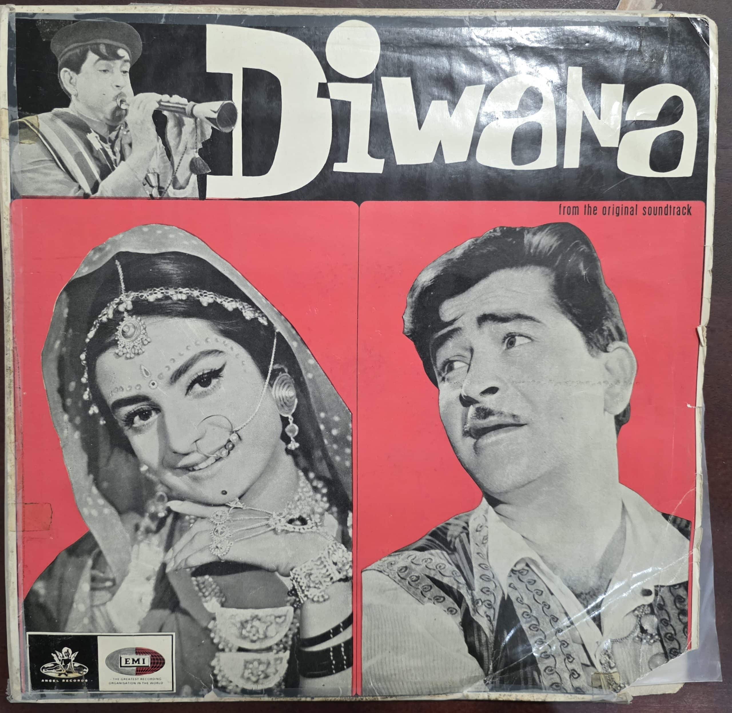 Diwana – Record LP Vinyl Vintage -Bollywood