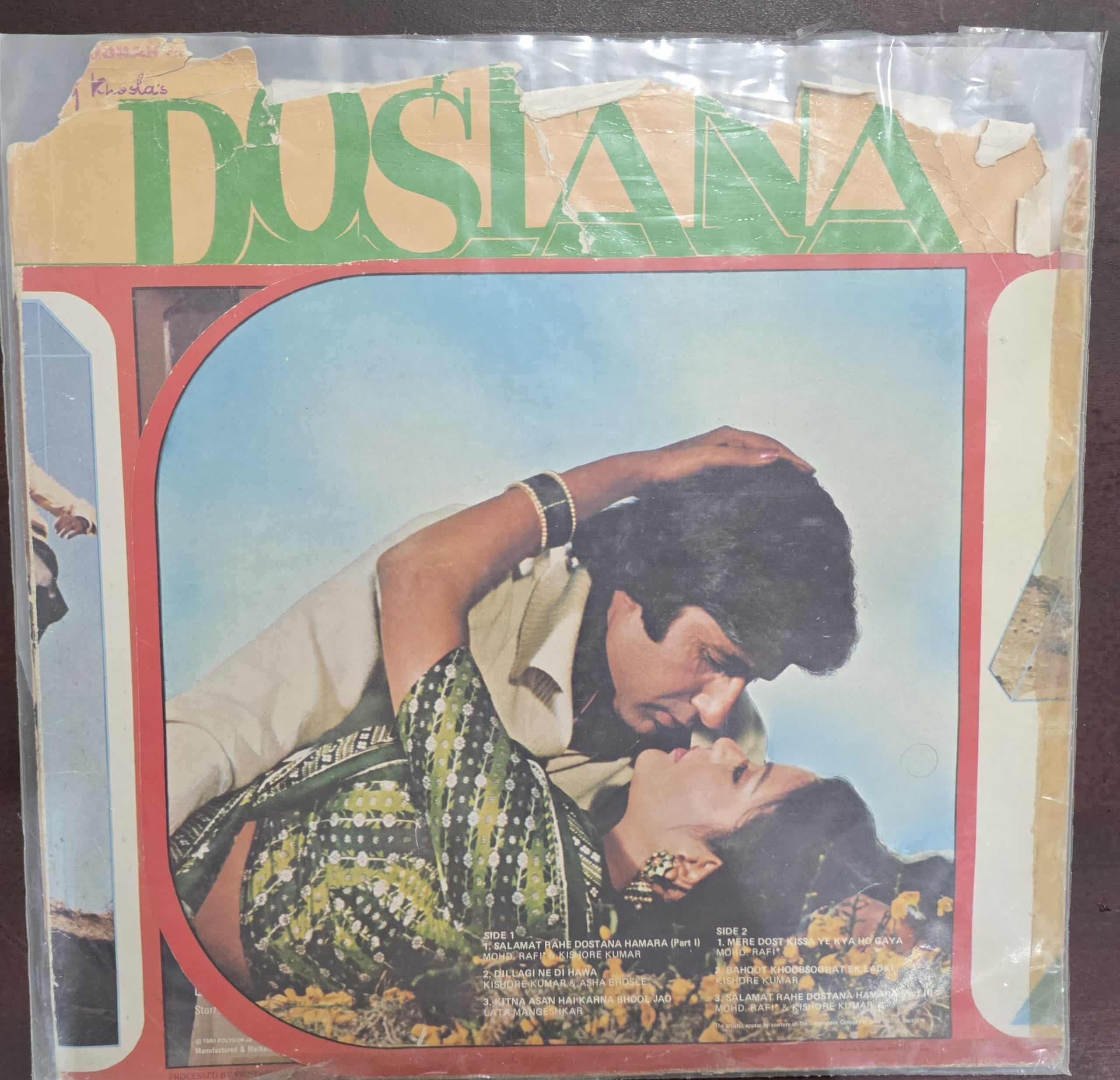 Dostana (Worn) – Record LP Vinyl Vintage -Bollywood