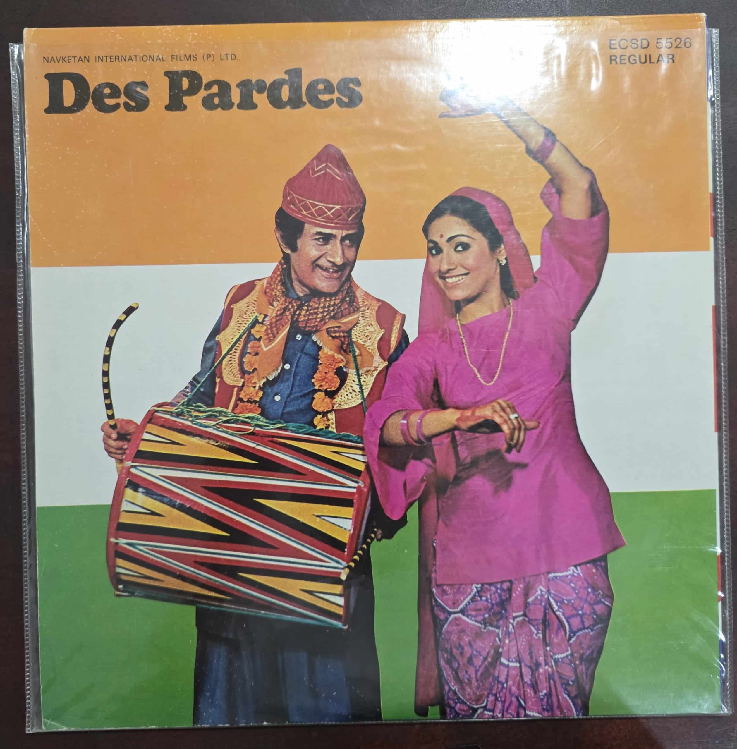 Des Pardes – Record LP Vinyl Vintage -Bollywood