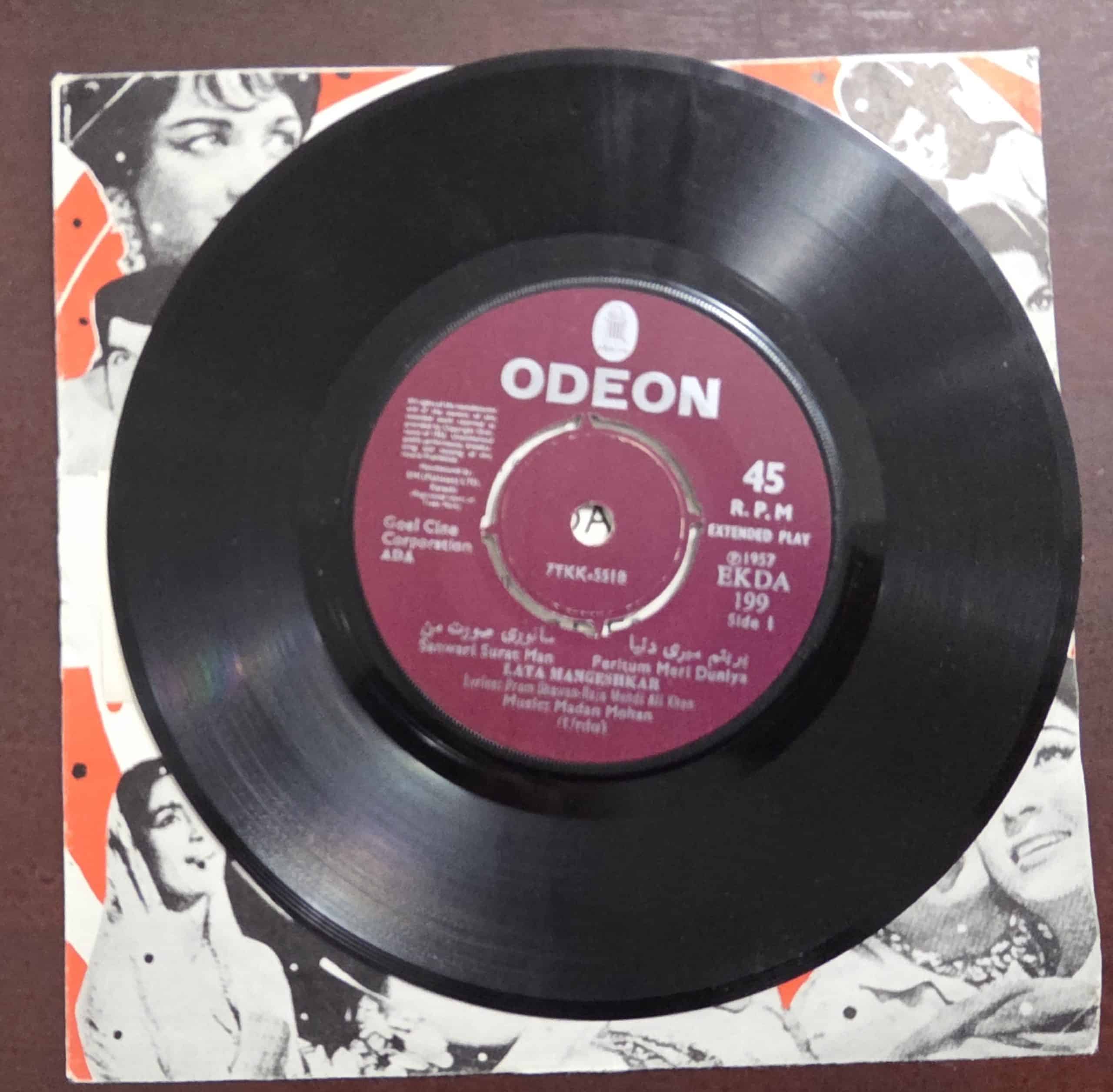 Ada / Pardes EKDA 199 – Record EP Vinyl Vintage -Bollywood - Image 3