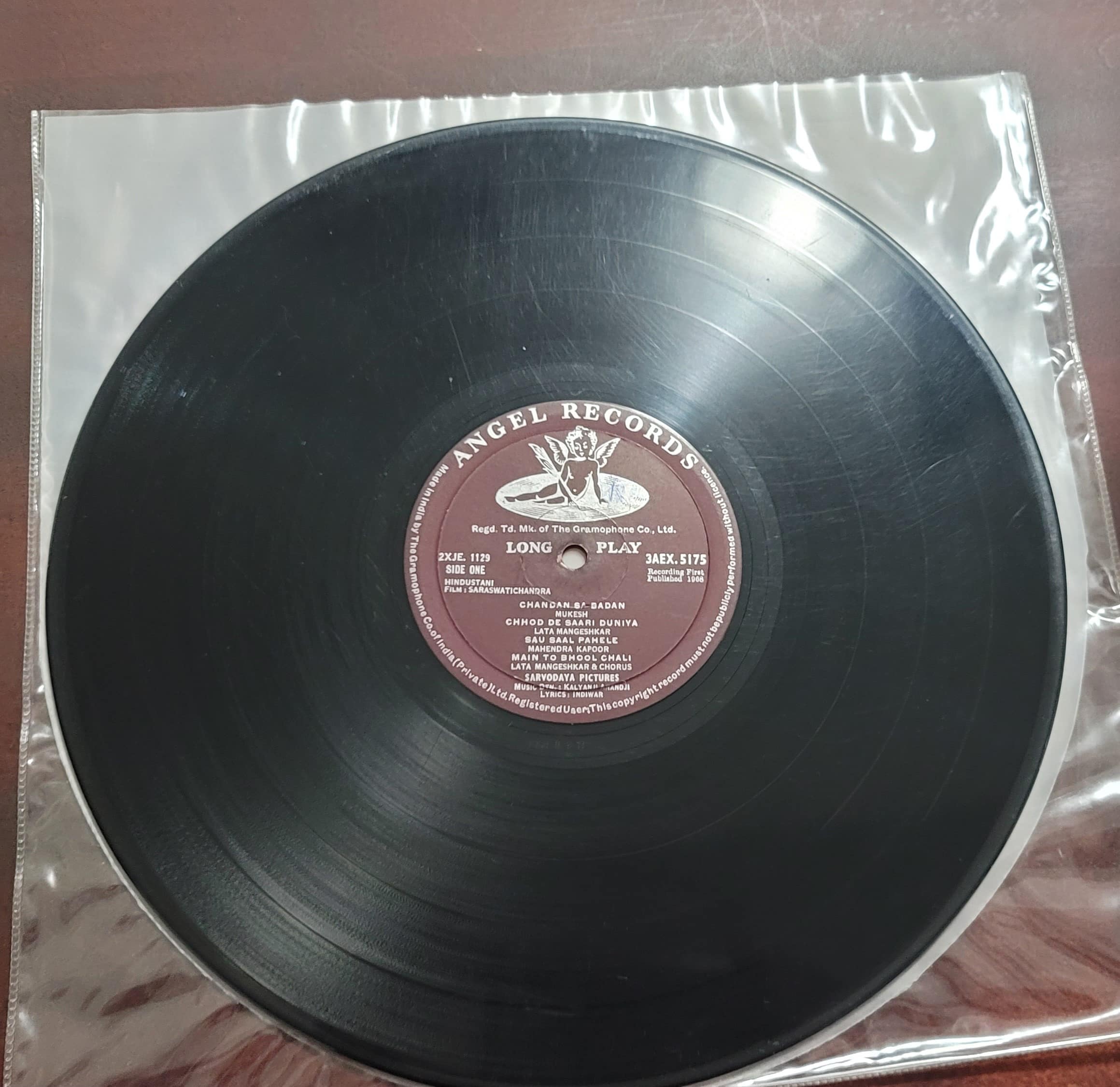 Saraswatichandra (No Jacket) – Record LP Vinyl Vintage -Bollywood