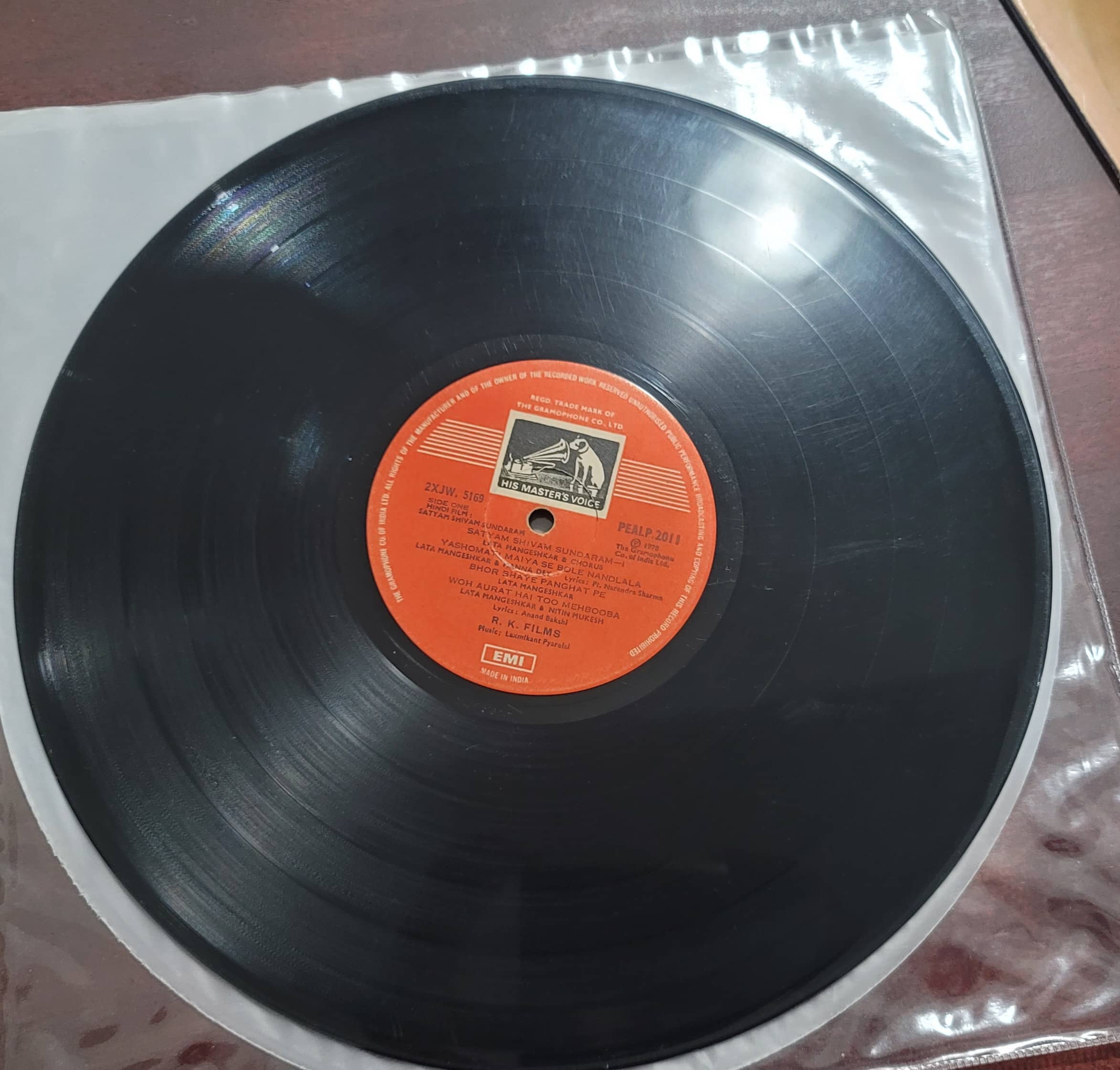 Satyam Shivam Sunderam (No Sleeve) - Record LP Vinyl Vintage - Bollywood