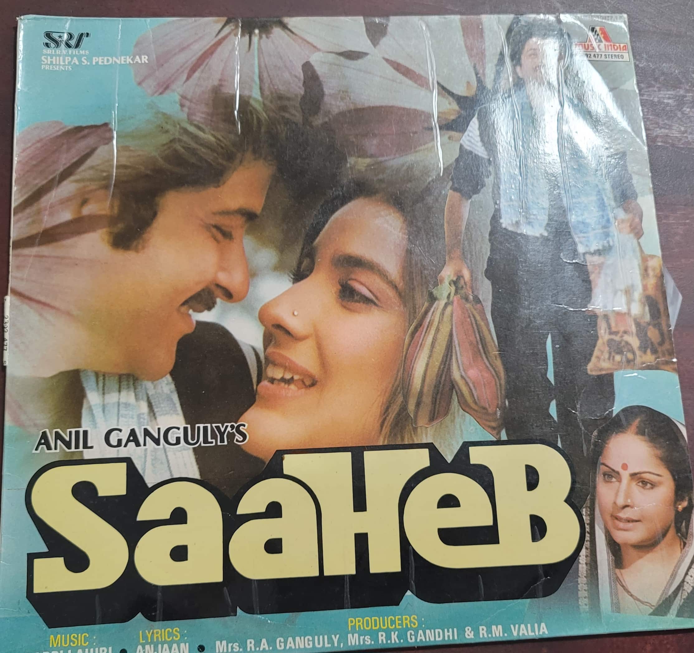 Saaheb – Record LP Vinyl Vintage -Bollywood