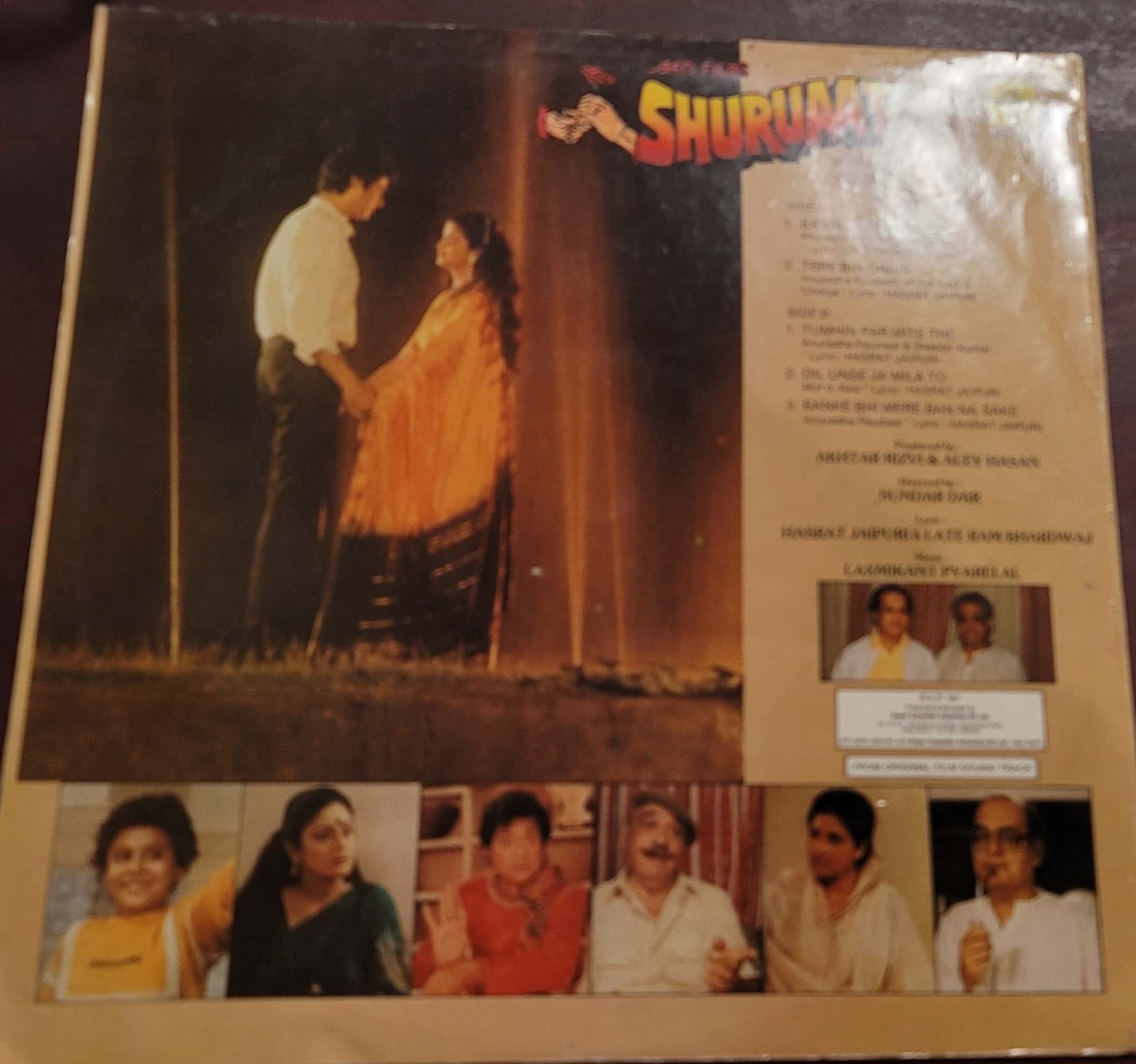 Shuruaat - Record LP Vinyl Vintage -Bollywood - Image 2