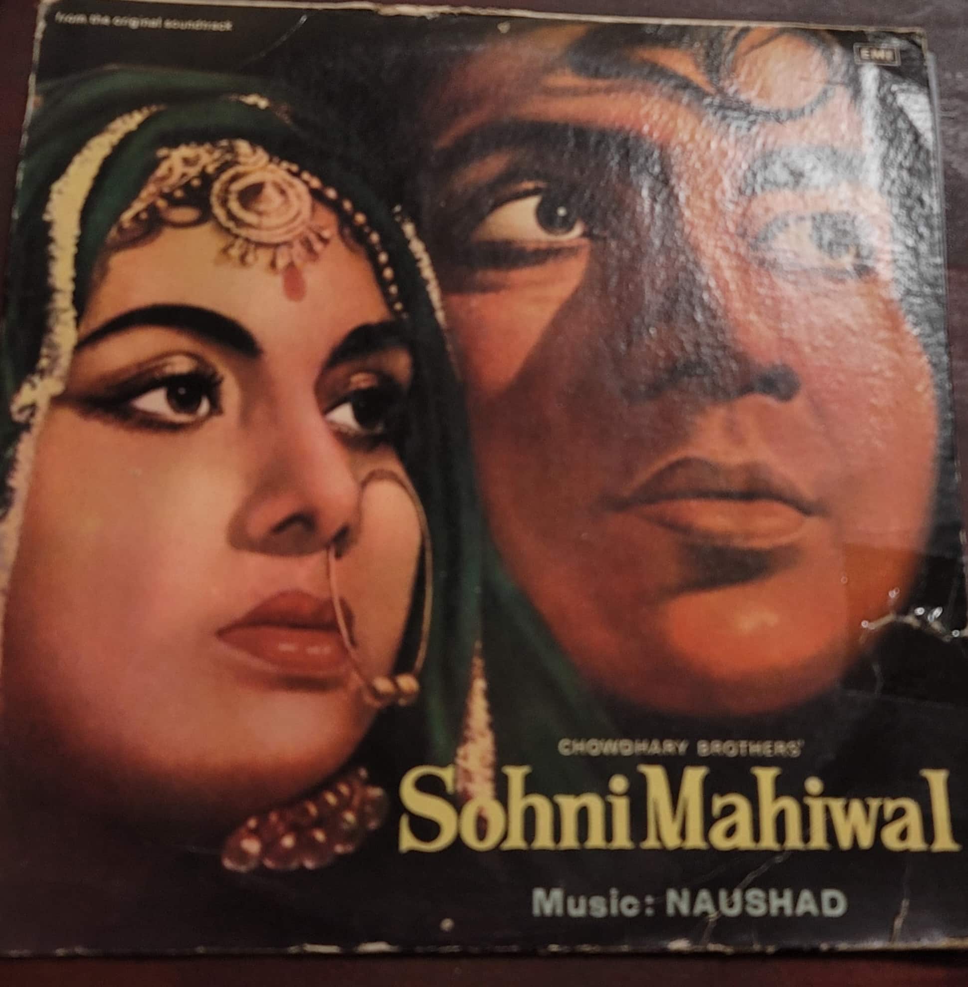 Sohni Mahiwal - Record LP Vinyl Vintage -Bollywood