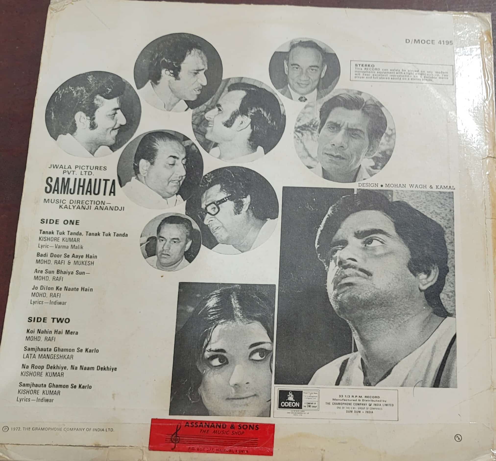 Samjhauta – Record LP Vinyl Vintage -Bollywood - Image 2