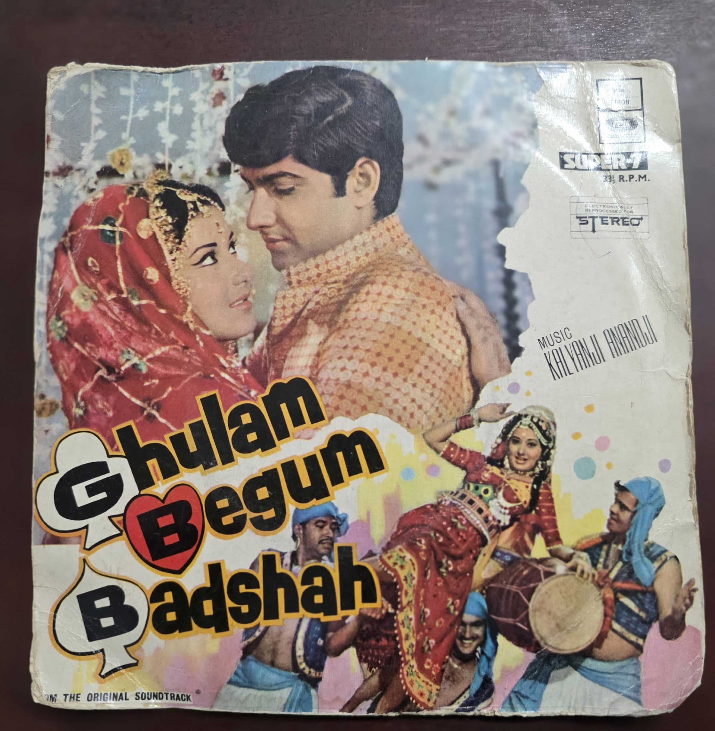 Ghulam Begum Badshah D/LMOE 1017 – Record EP Vinyl Vintage -Bollywood