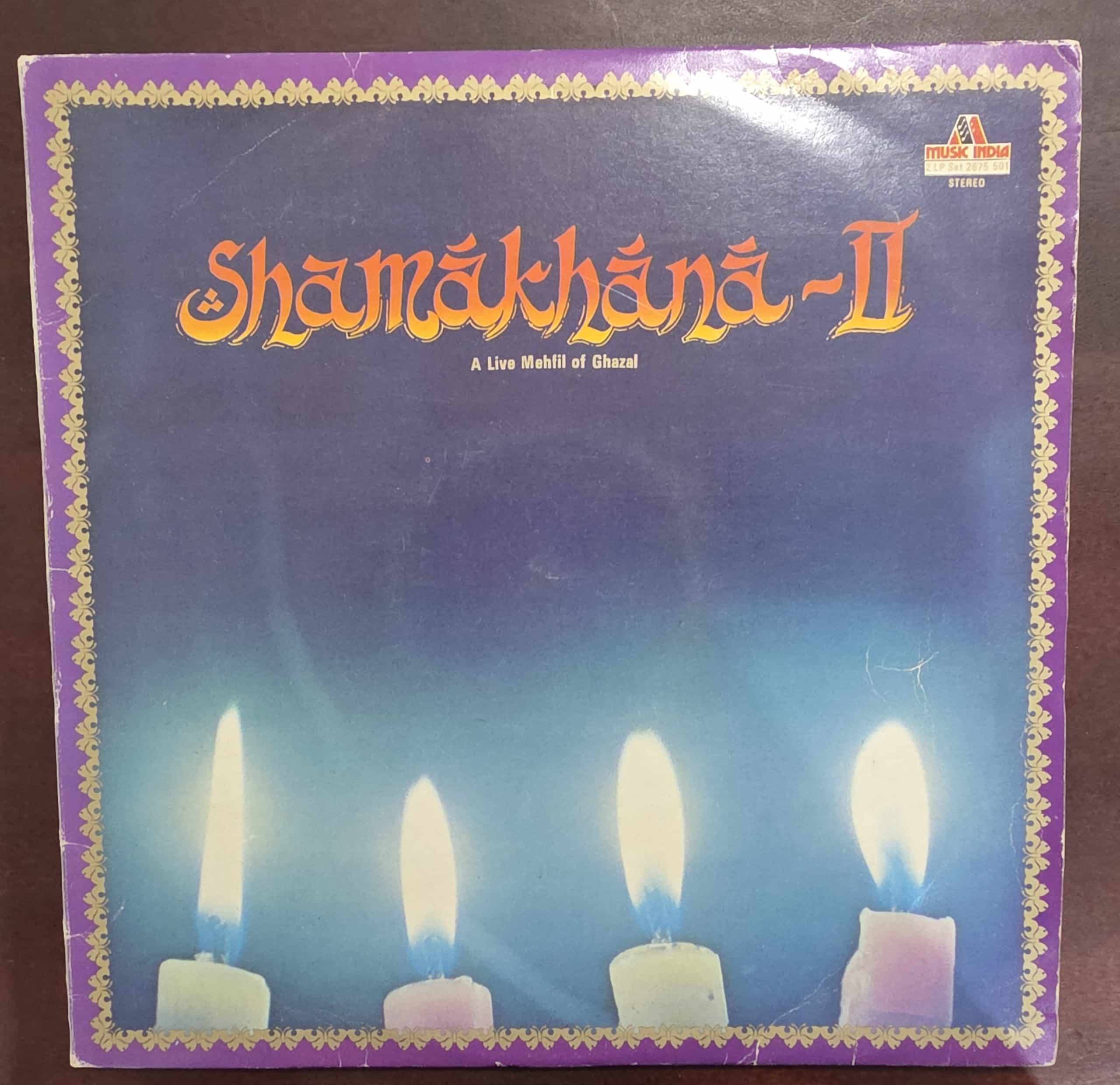 Shamakhana II - A Live Mehfil Of Ghazals – Record LP Vinyl Vintage