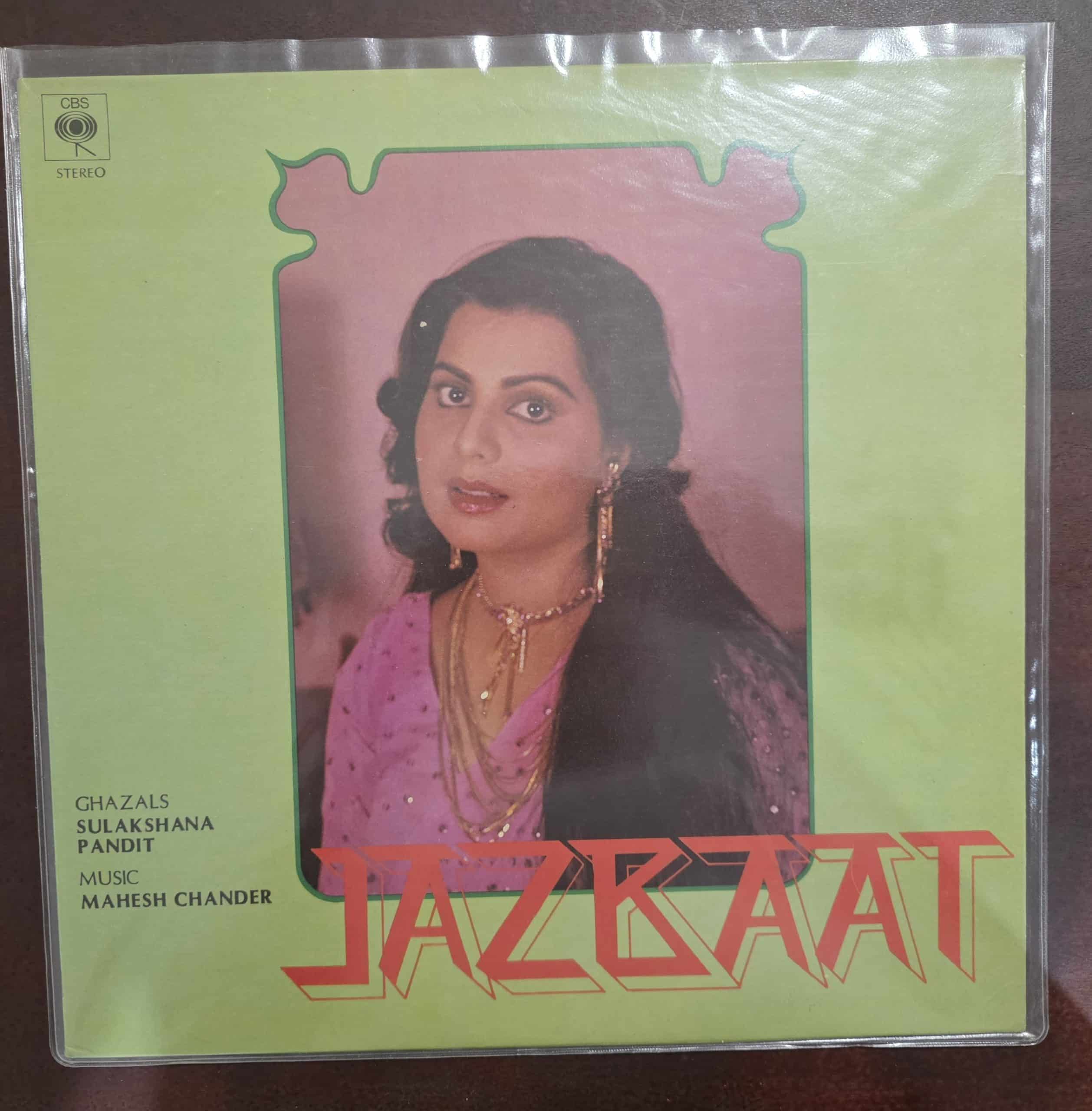 Jazbaat - Ghazals – Record LP Vinyl Vintage