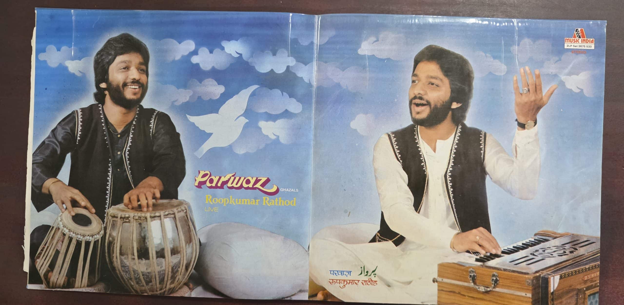 Parwaz - Roopkumar Rathod Live - Ghazals – Record LP Vinyl Vintage - Image 2