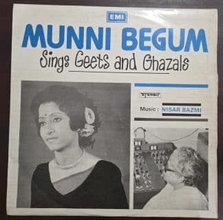 Munni Begum – Sings Geets And Ghazals – Record LP Vinyl Vintage